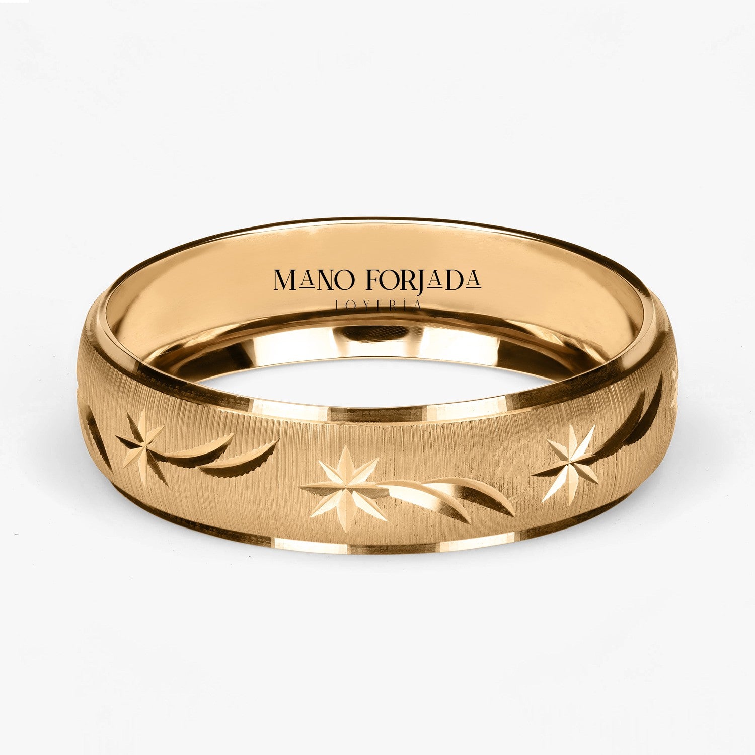 Argolla Ciénaga Clásica 6mm en oro amarillo