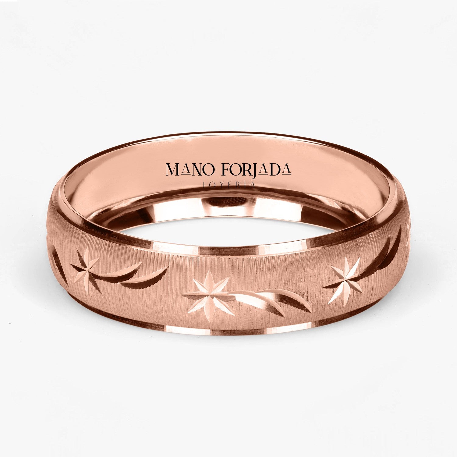 Argolla Ciénaga Clásica 6mm en oro rosado