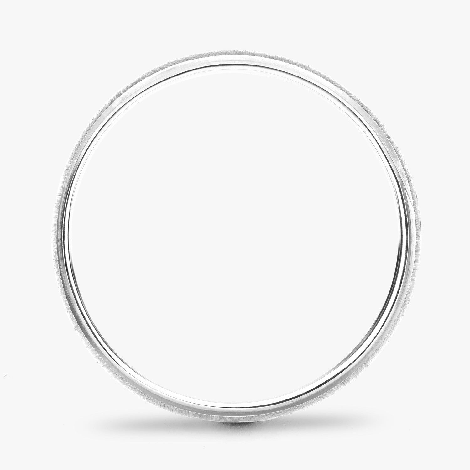 Argolla Ciénaga Clásica 6mm en oro blanco