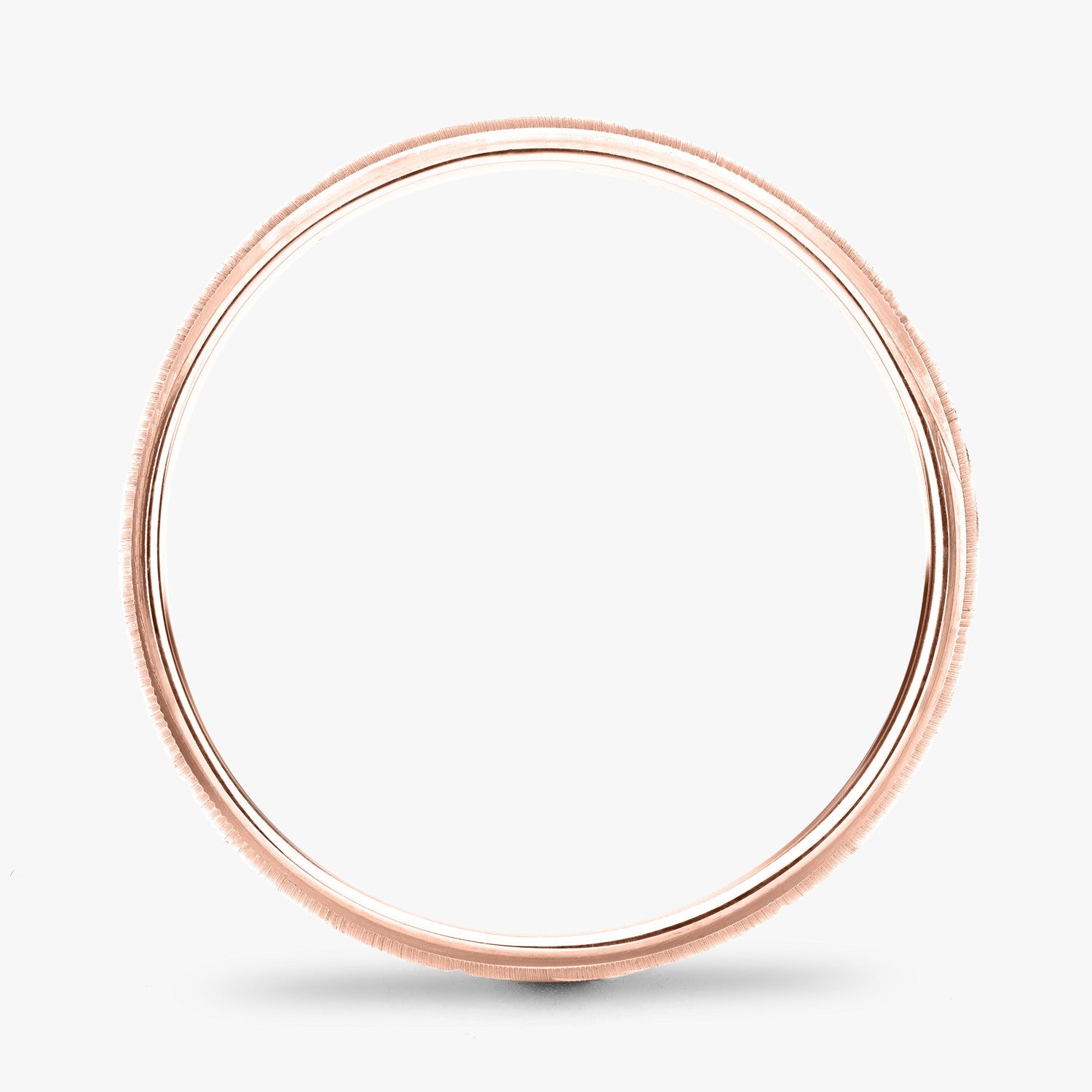 Argolla Ciénaga Clásica 6mm en oro rosado
