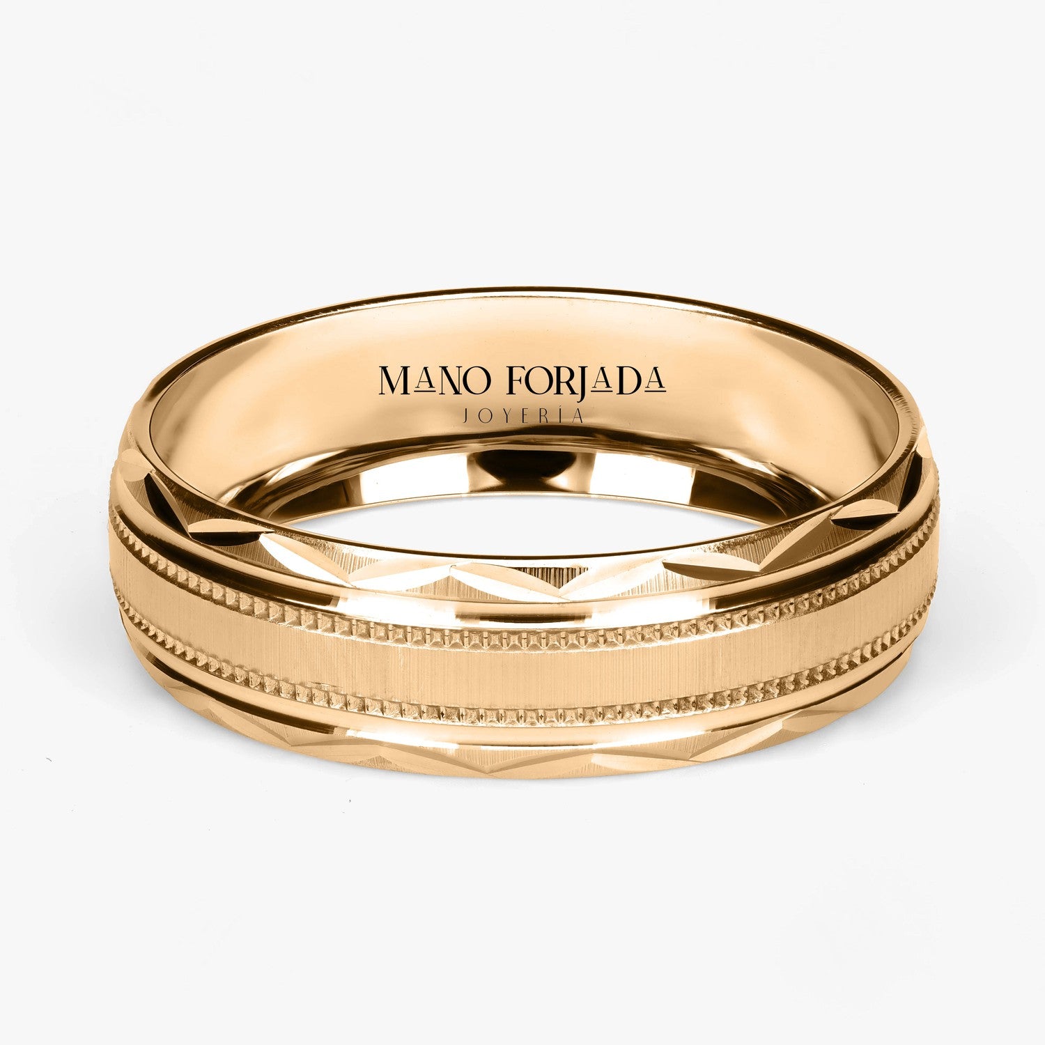 Argolla Pampa Clásica 6mm en oro amarillo