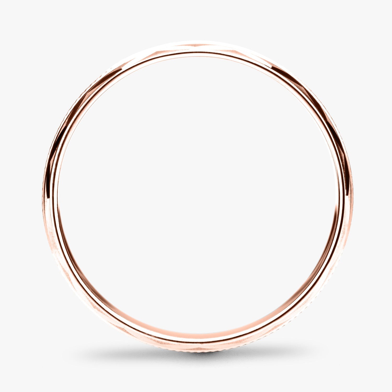 Argolla Pampa Clásica 6mm en oro rosado