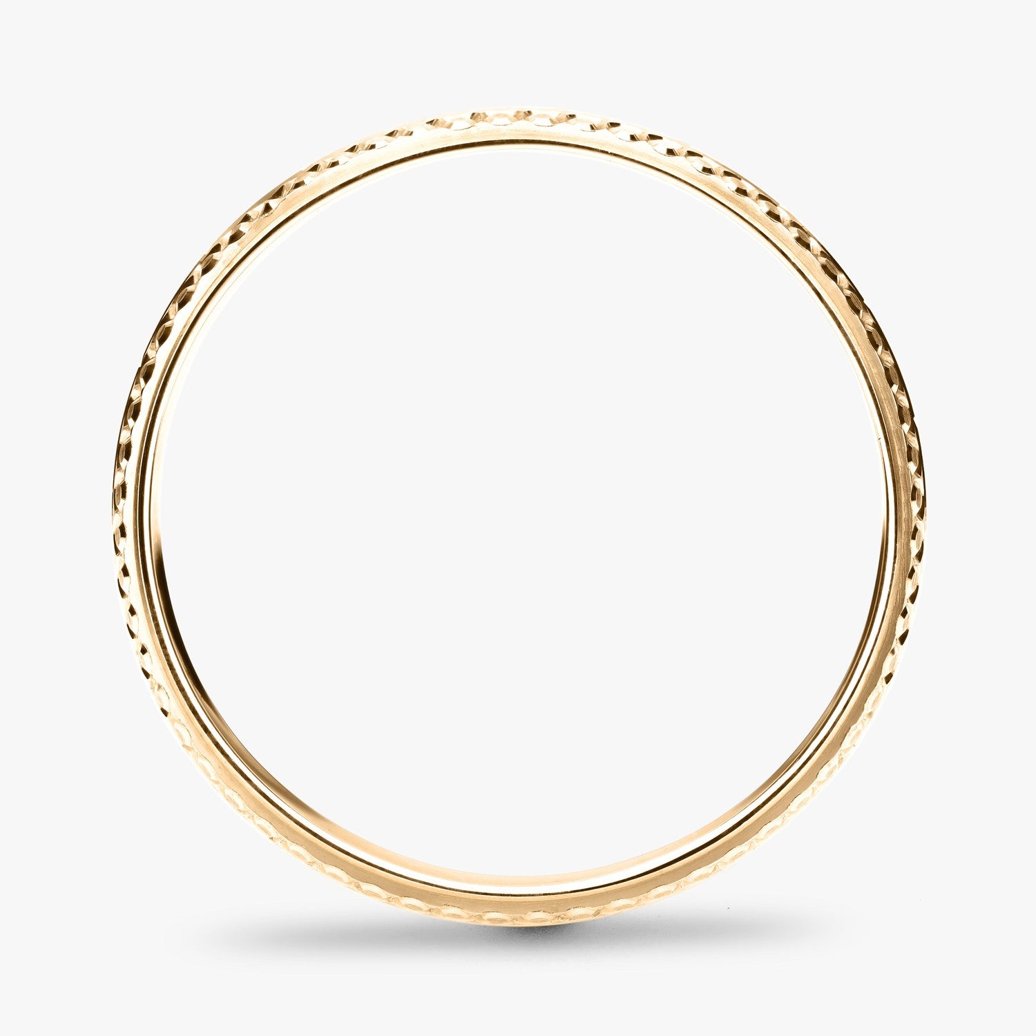 Argolla Mesa Clásica 6mm en oro amarillo