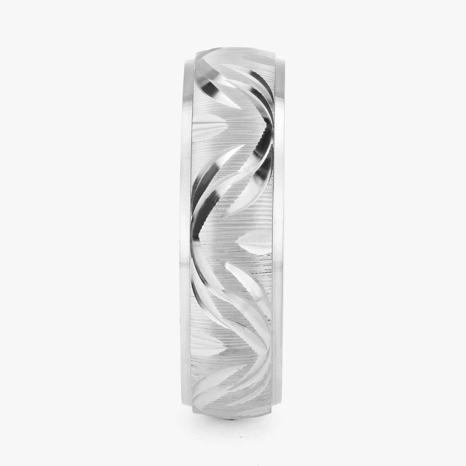 Argolla Sotol Clásica 6mm en oro blanco