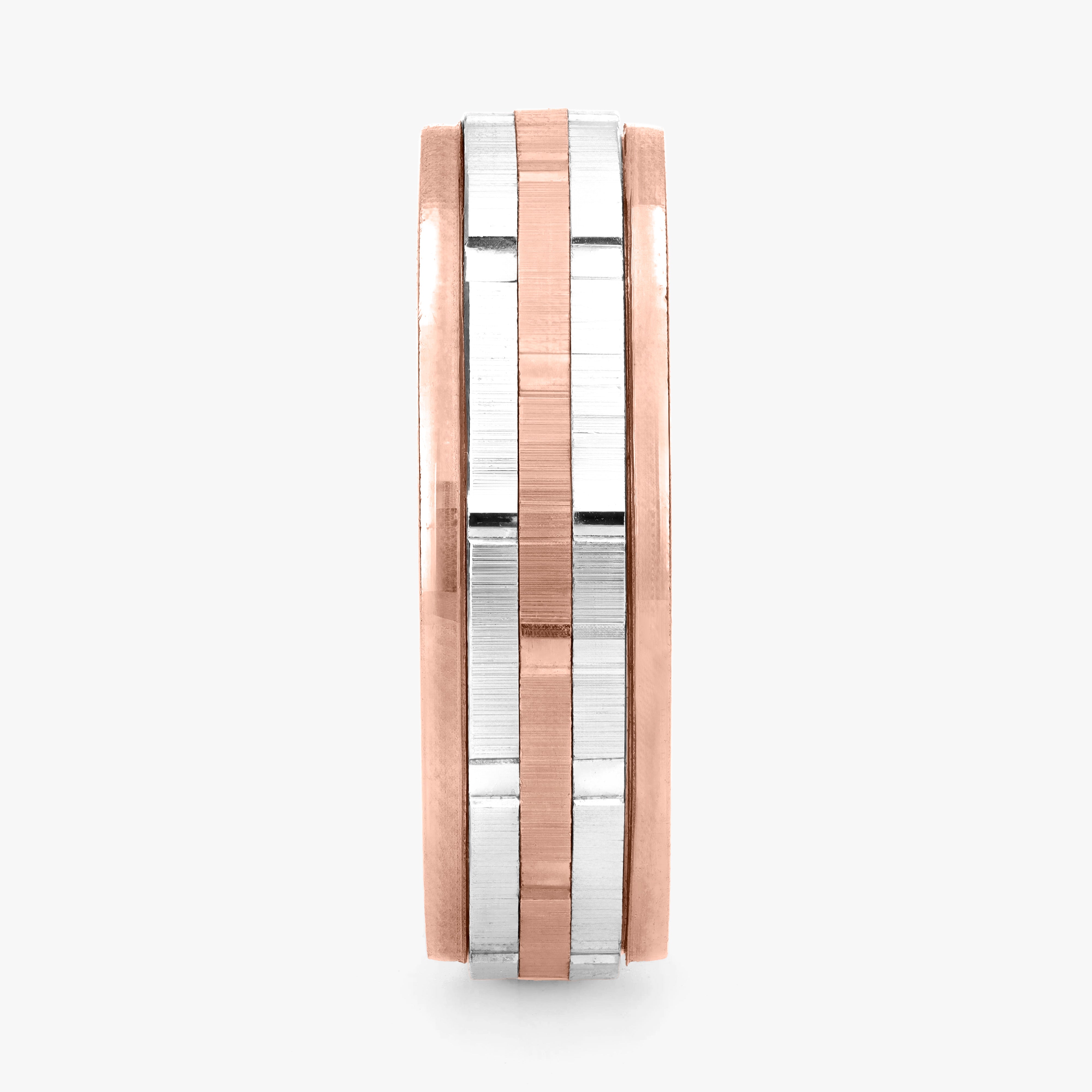 Argolla Magma Maciza 6mm en oro rosado