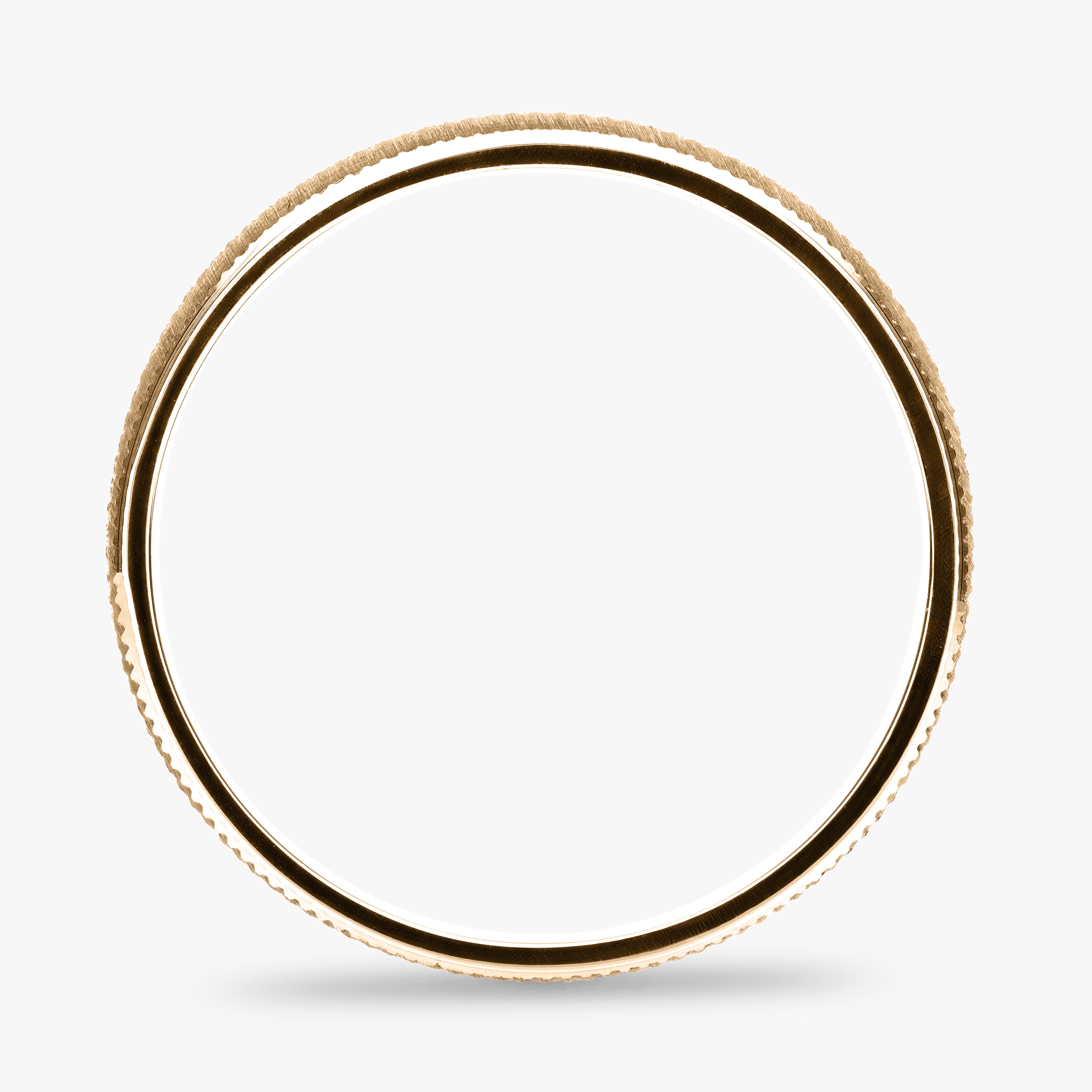 Argolla Estaño Maciza 6mm en oro amarillo