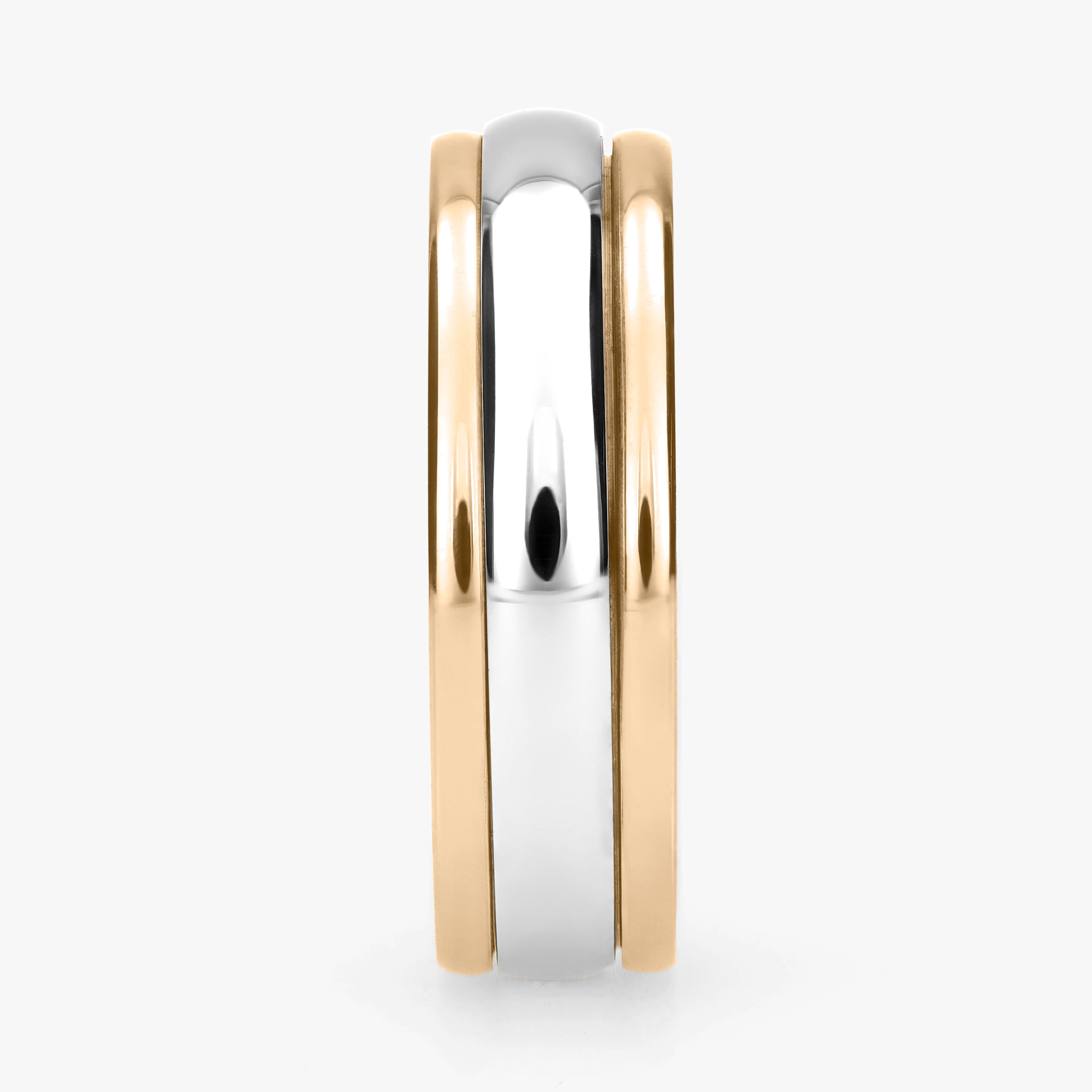 Argolla Sello Maciza 6mm en oro amarillo