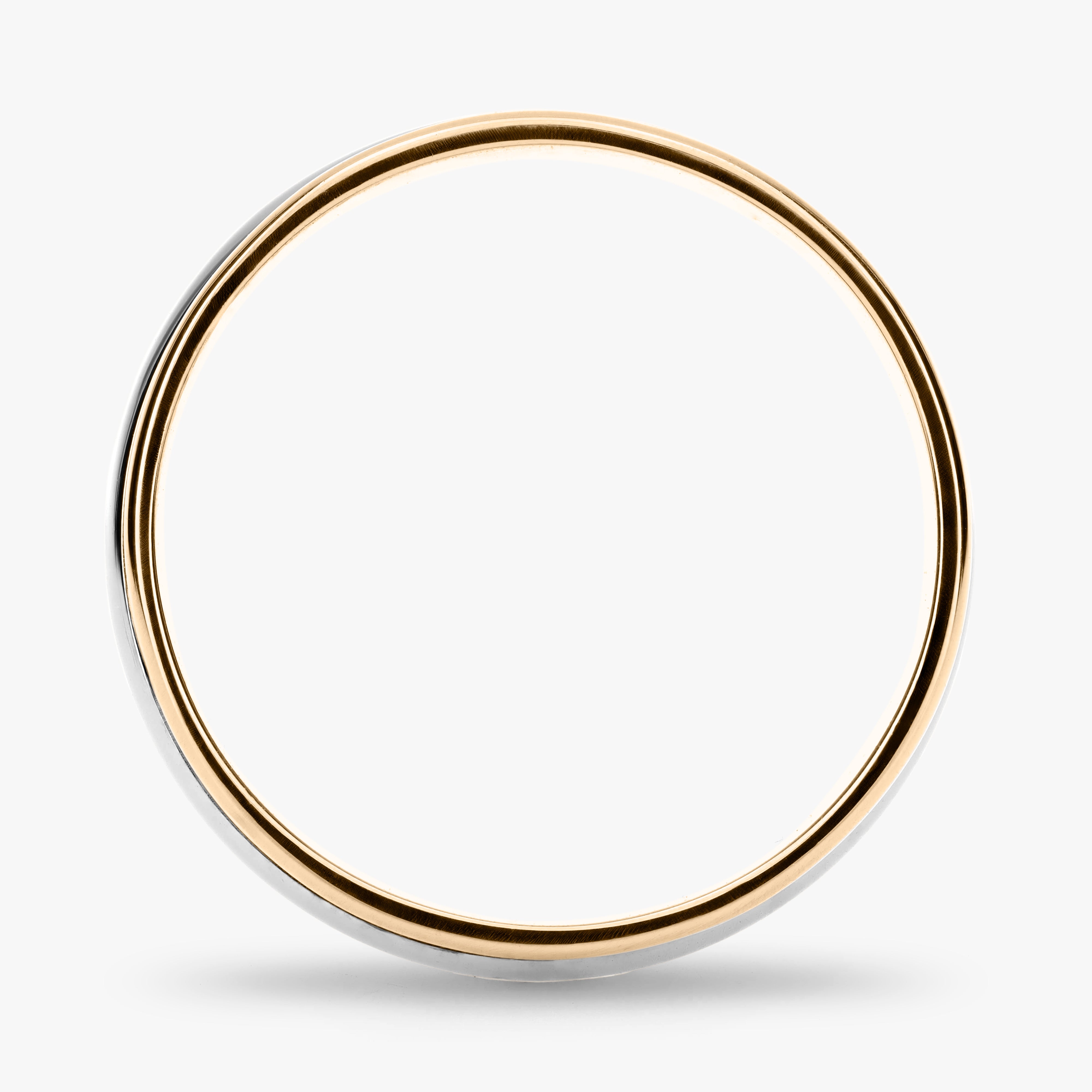 Argolla Sello Maciza 6mm en oro amarillo