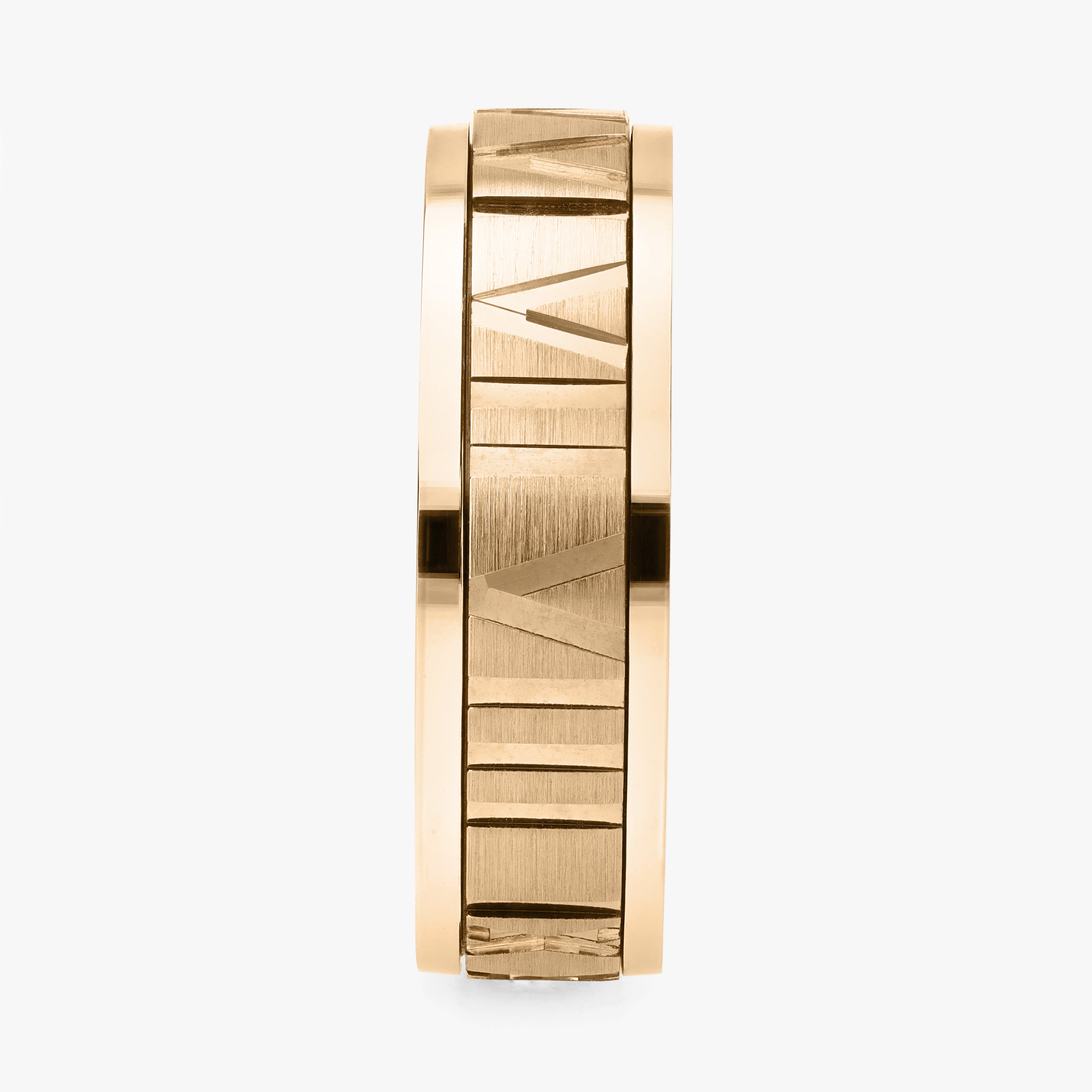 Argolla Tope Maciza 6mm en oro amarillo