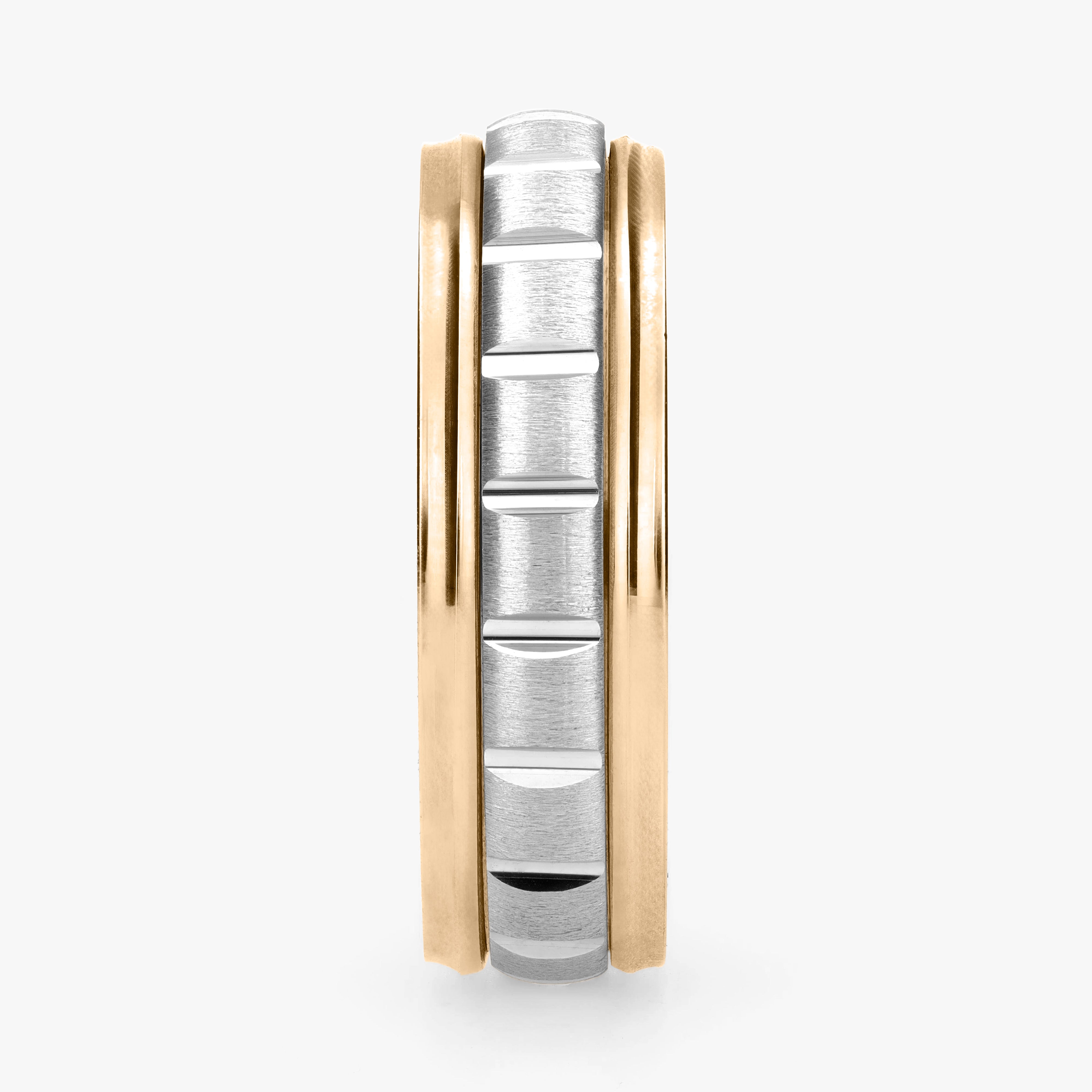 Argolla Tachuela Maciza 6mm en oro amarillo
