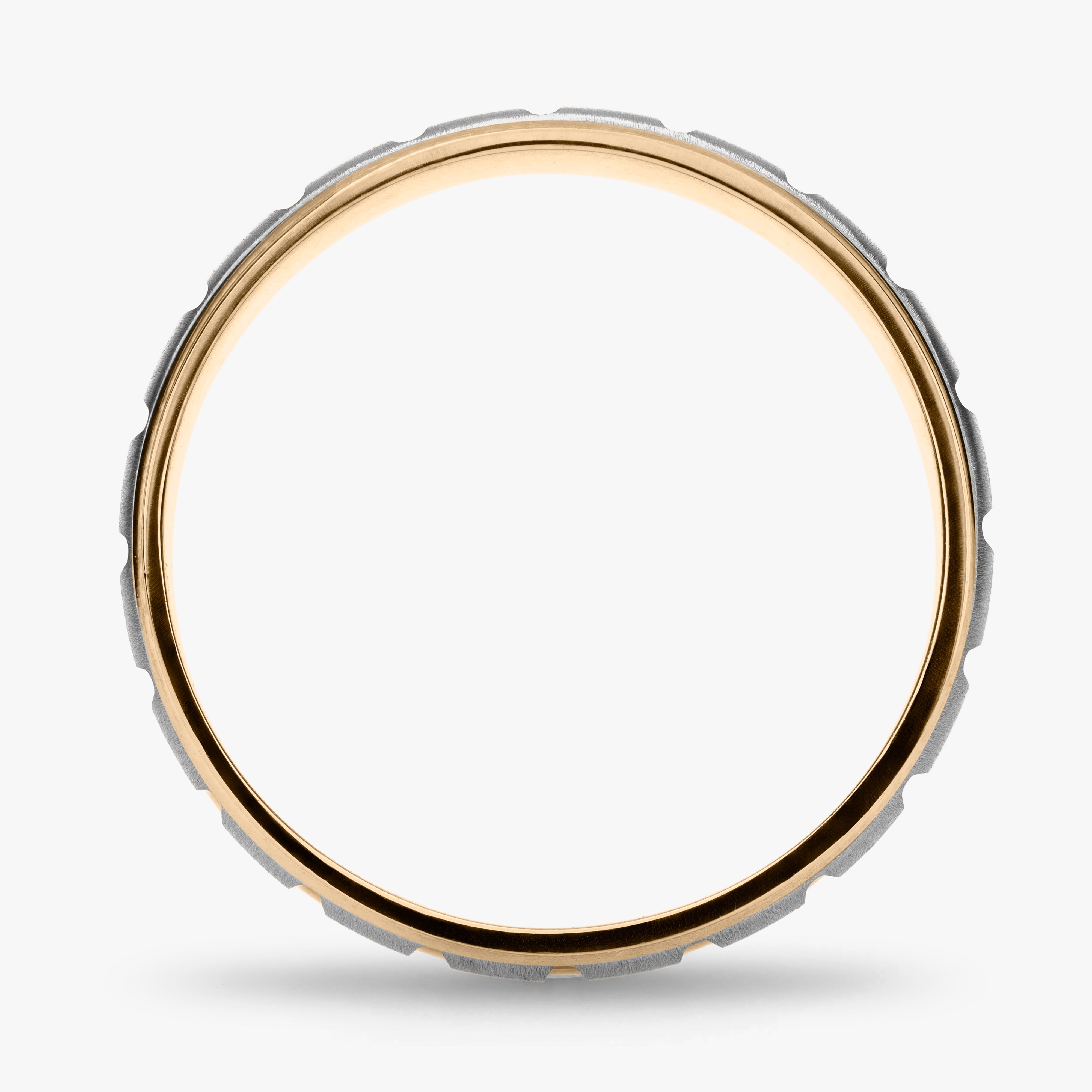Argolla Tachuela Maciza 6mm en oro amarillo