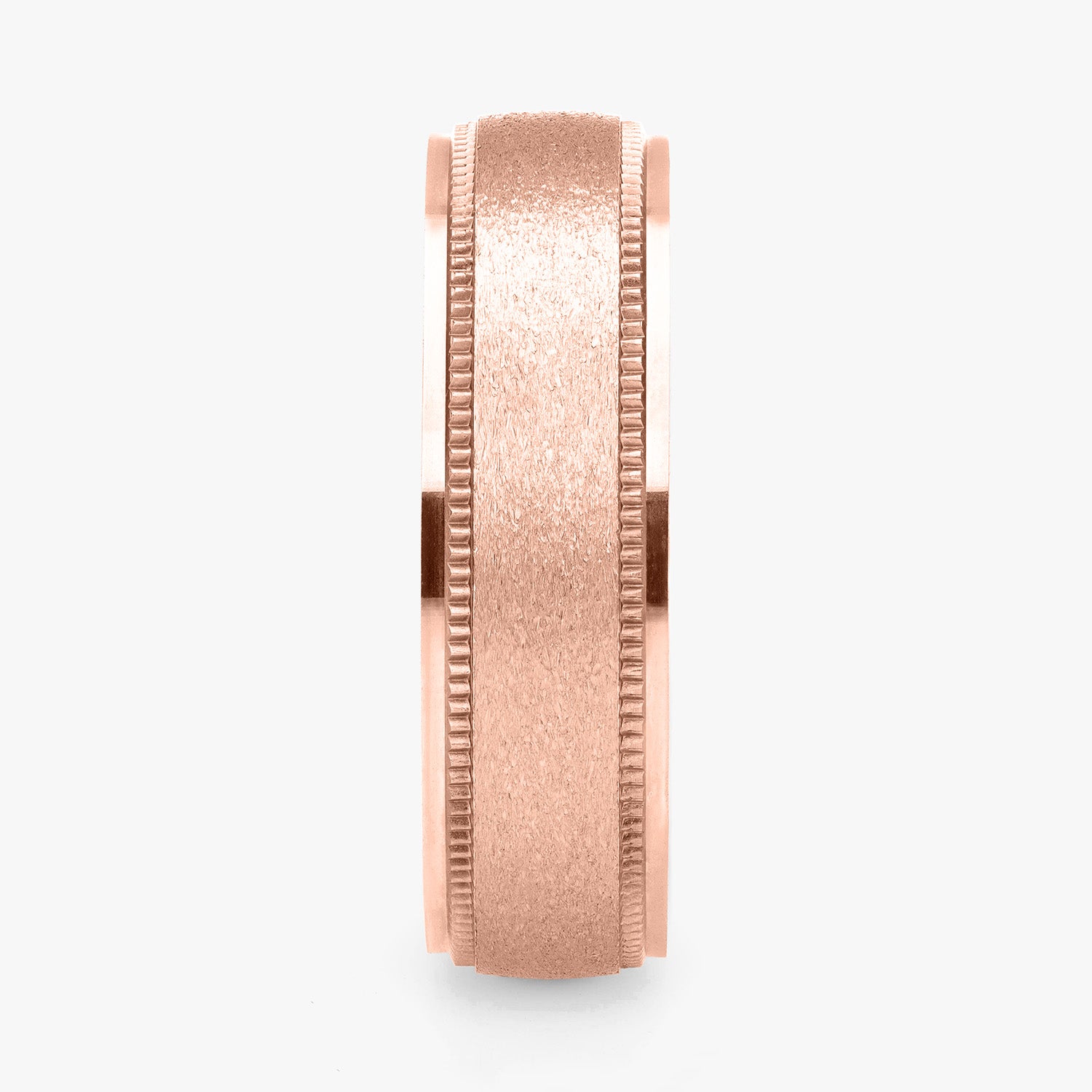 Argolla Céfiro Confort Rellena 6mm en oro rosado