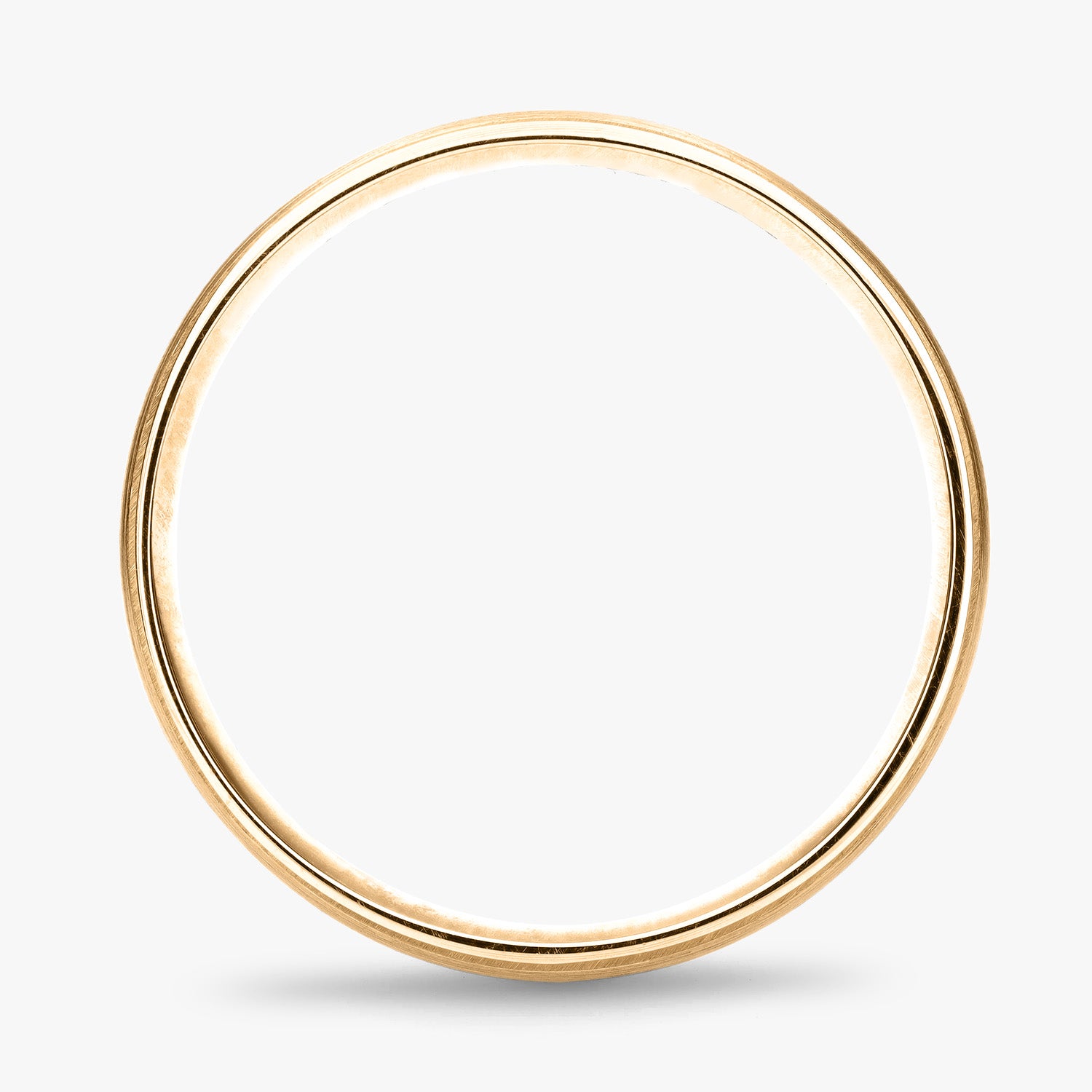 Argolla Nébula Confort Rellena 6mm en oro amarillo