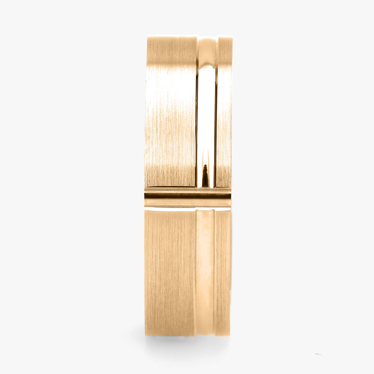 Argolla Cúmulo Confort Rellena 6mm en oro amarillo