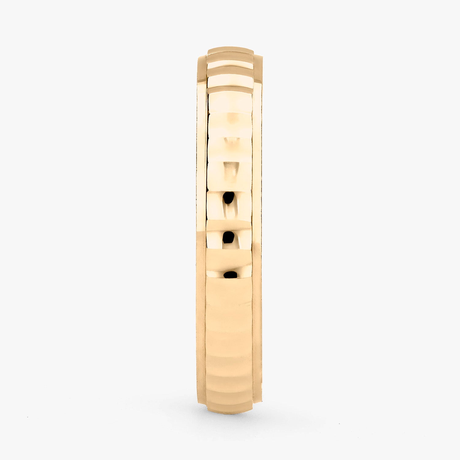 Argolla Olmo Clásica 4mm en oro amarillo