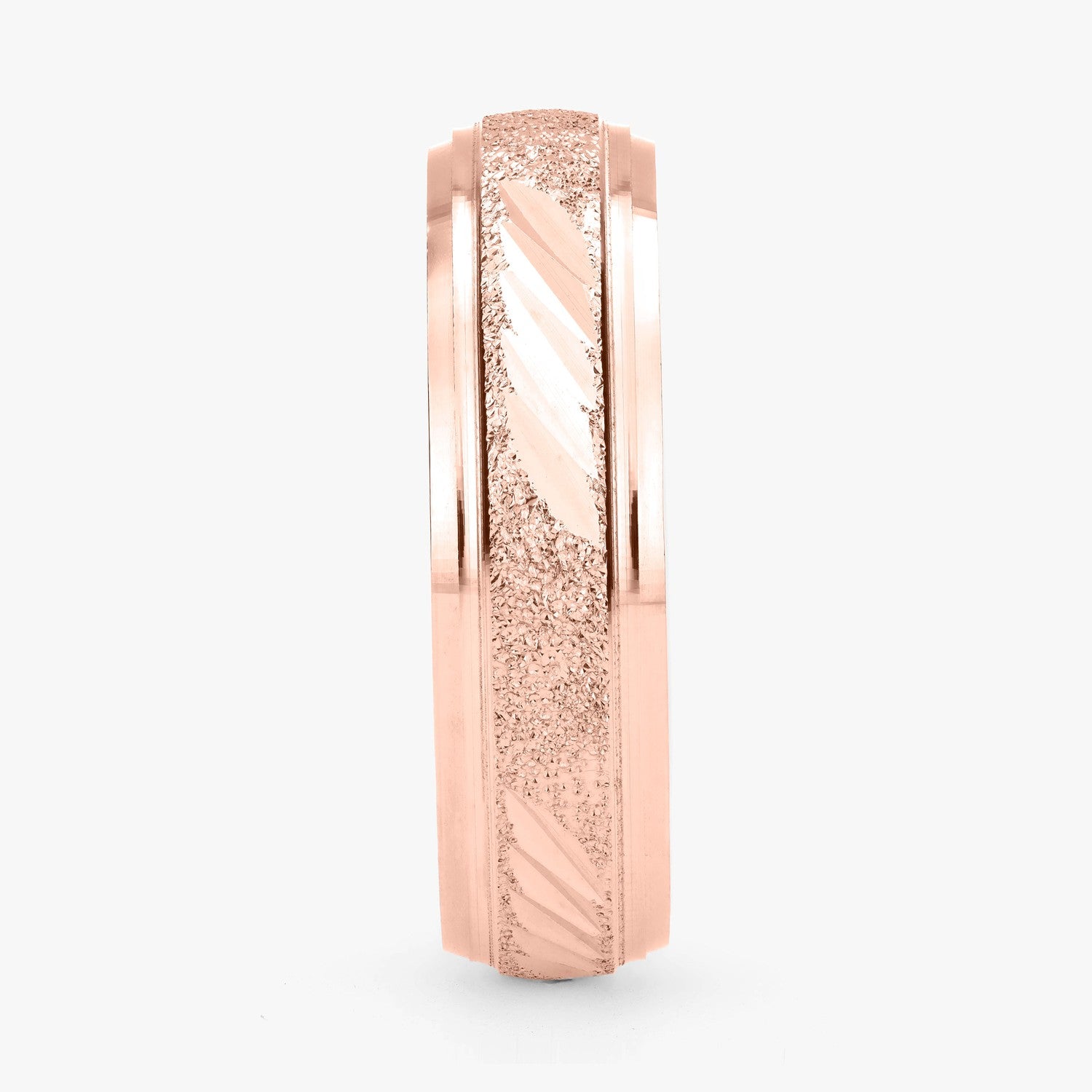 Argolla Colibrí Clásica 6mm en oro rosado