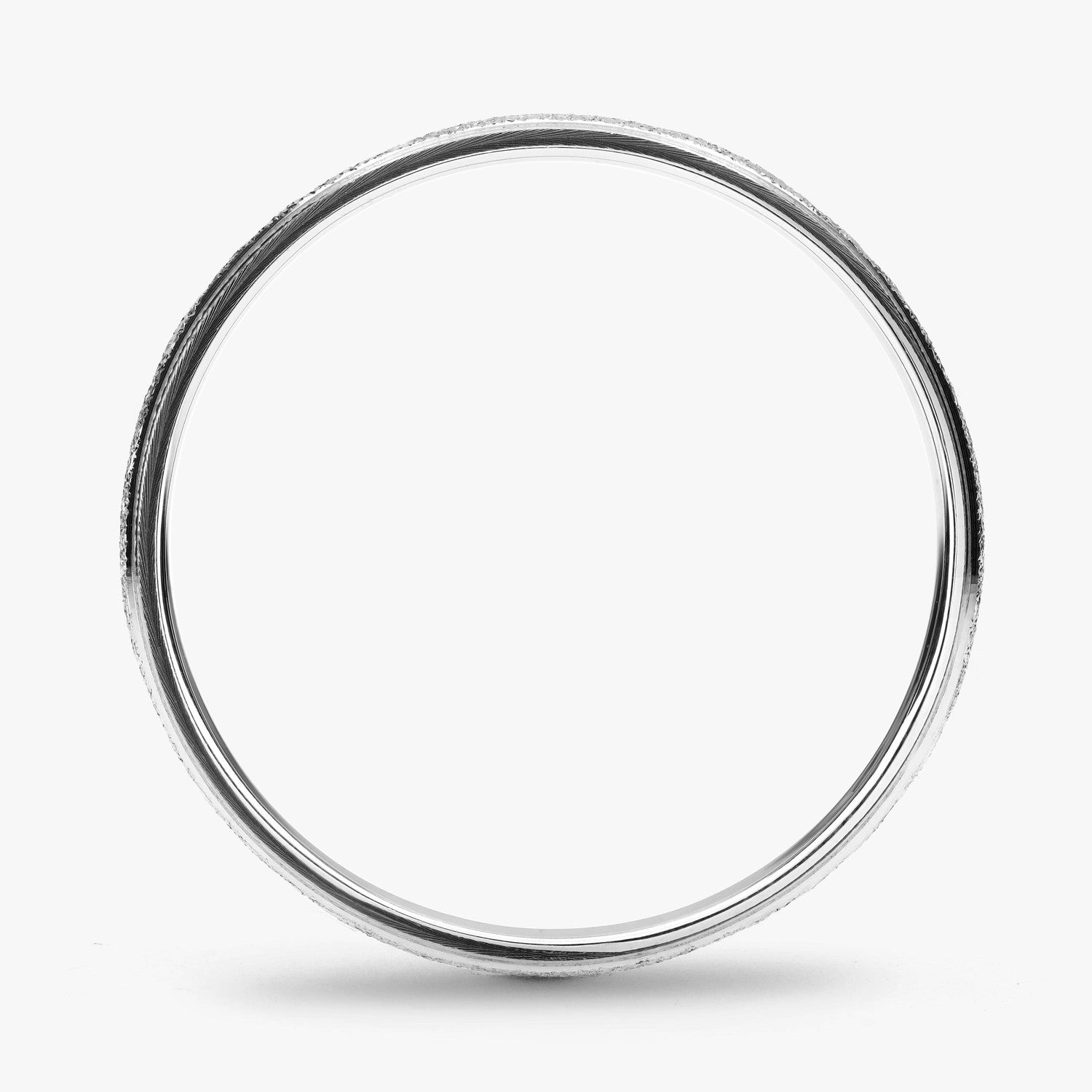 Argolla Colibrí Clásica 6mm en oro blanco