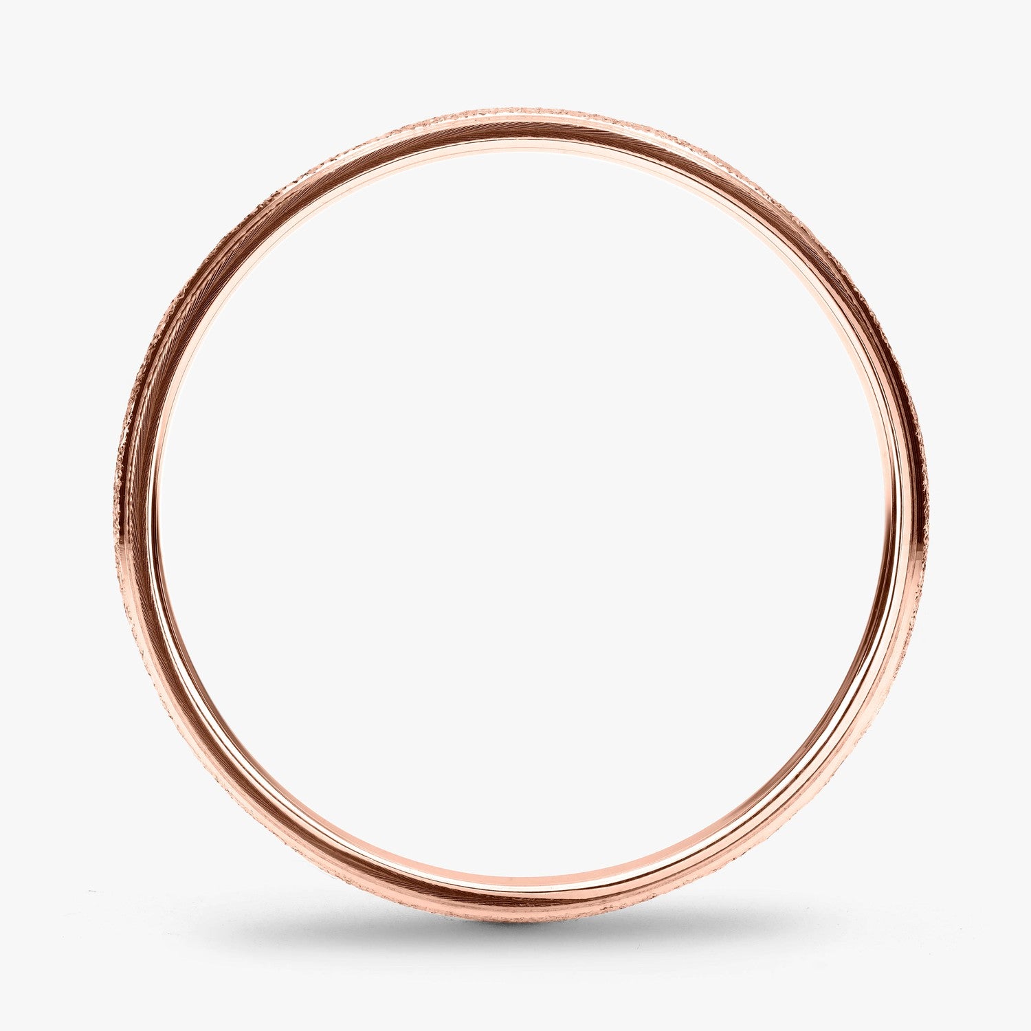 Argolla Colibrí Clásica 6mm en oro rosado