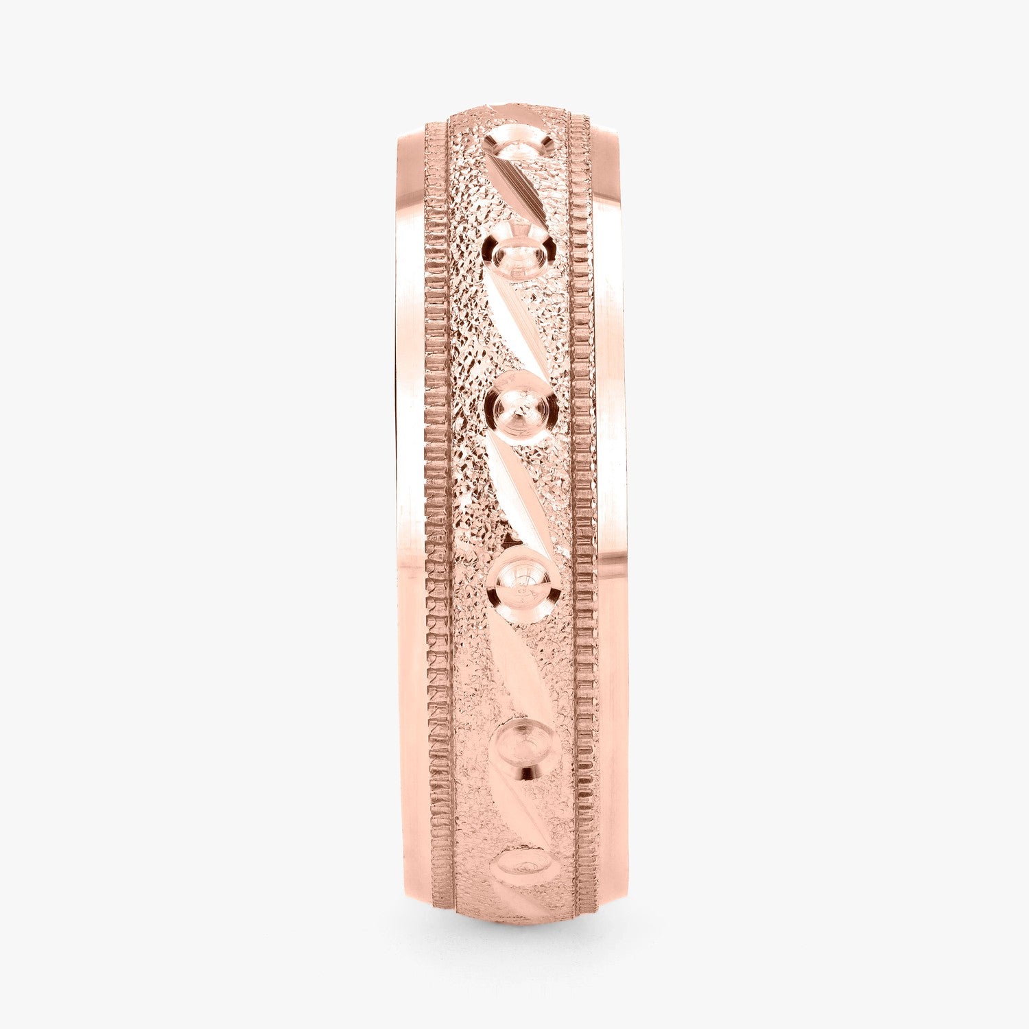Argolla Águila Clásica 6mm en oro rosado