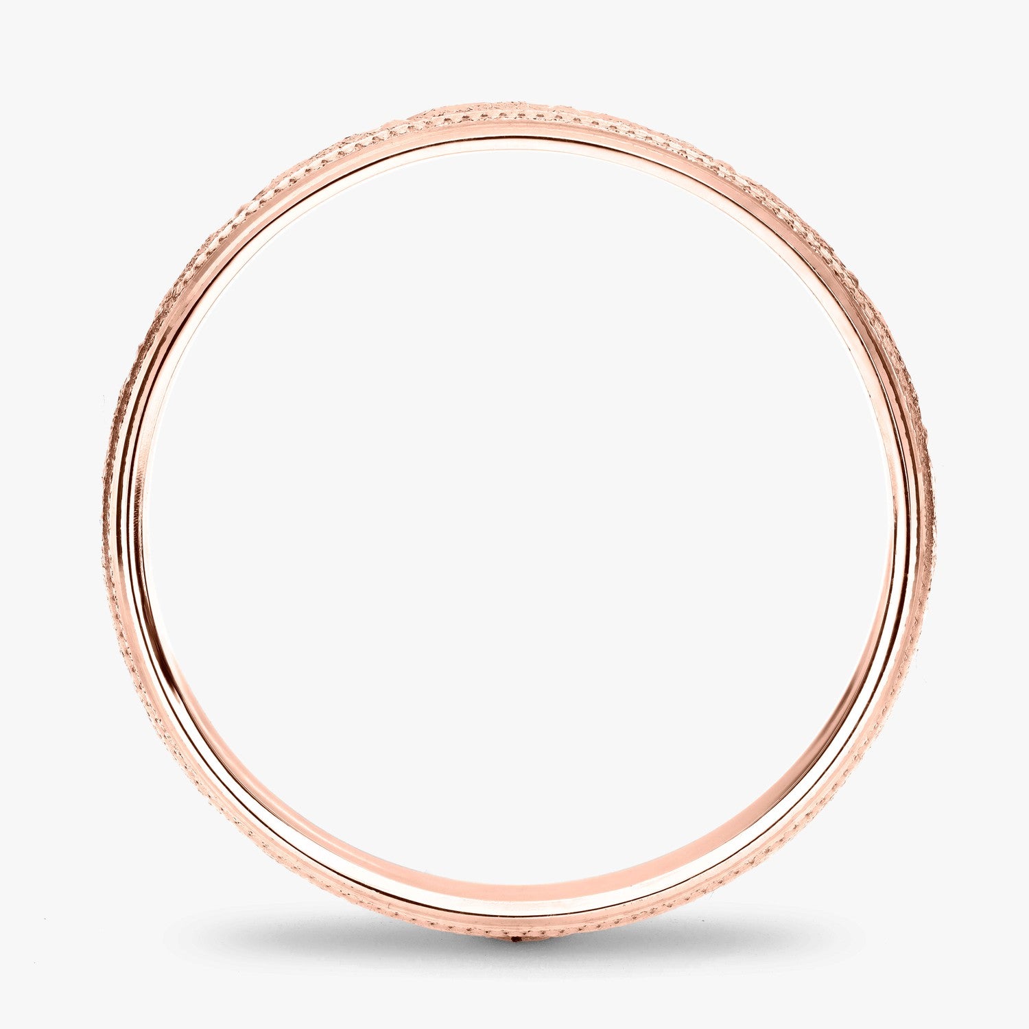 Argolla Águila Clásica 6mm en oro rosado