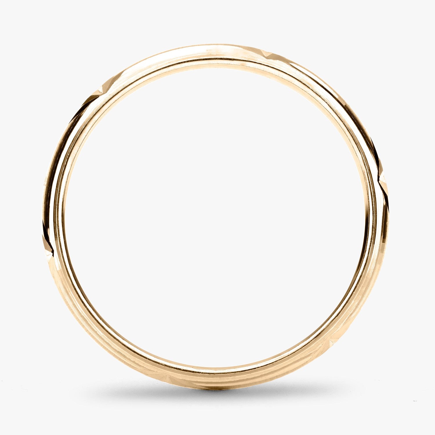 Argolla Coyote Clásica 6mm en oro amarillo