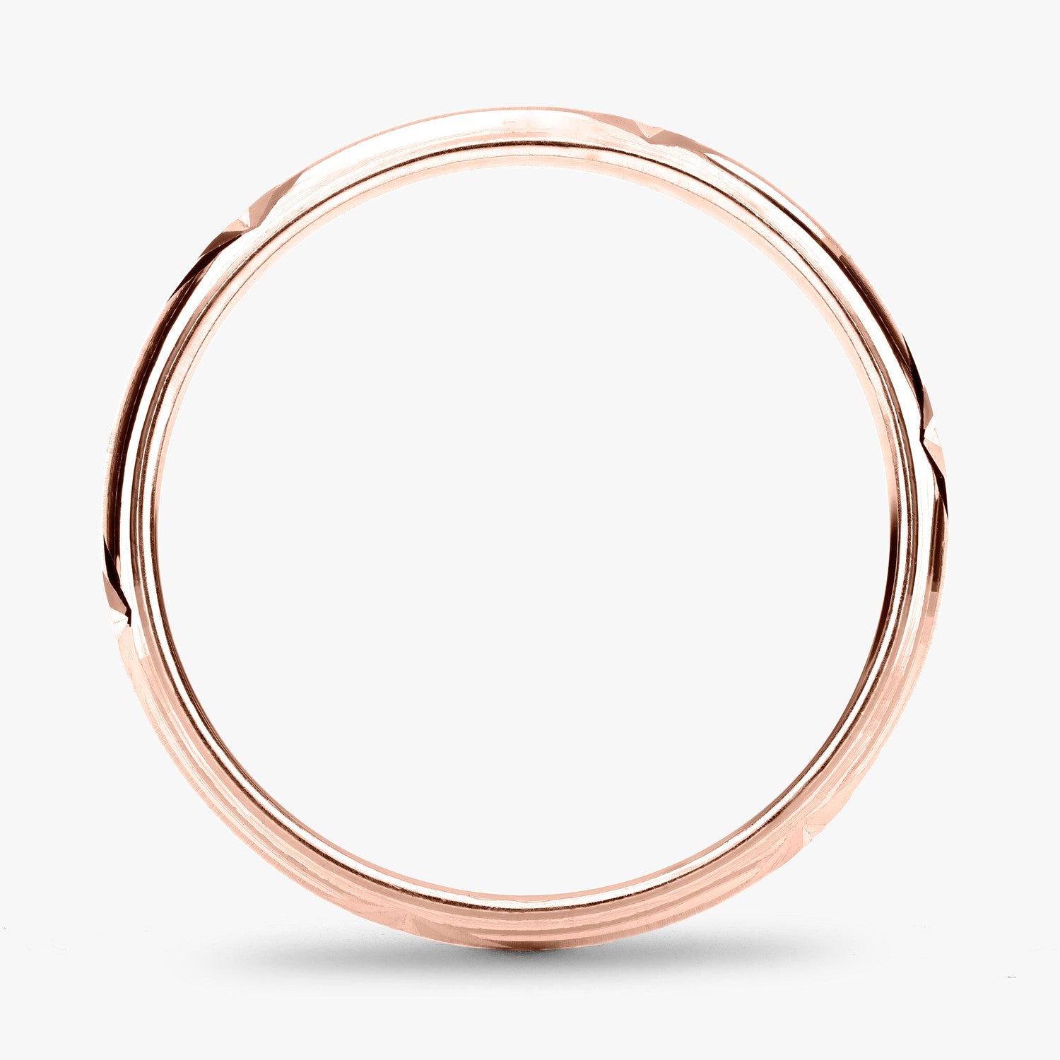 Argolla Coyote Clásica 6mm en oro rosado