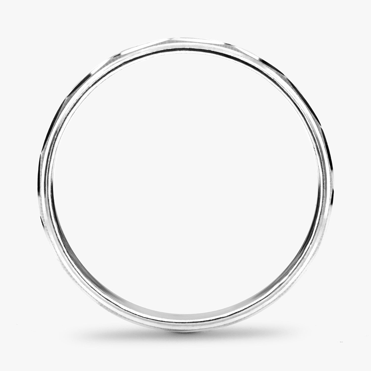 Argolla Venado Clásica 6mm en oro blanco