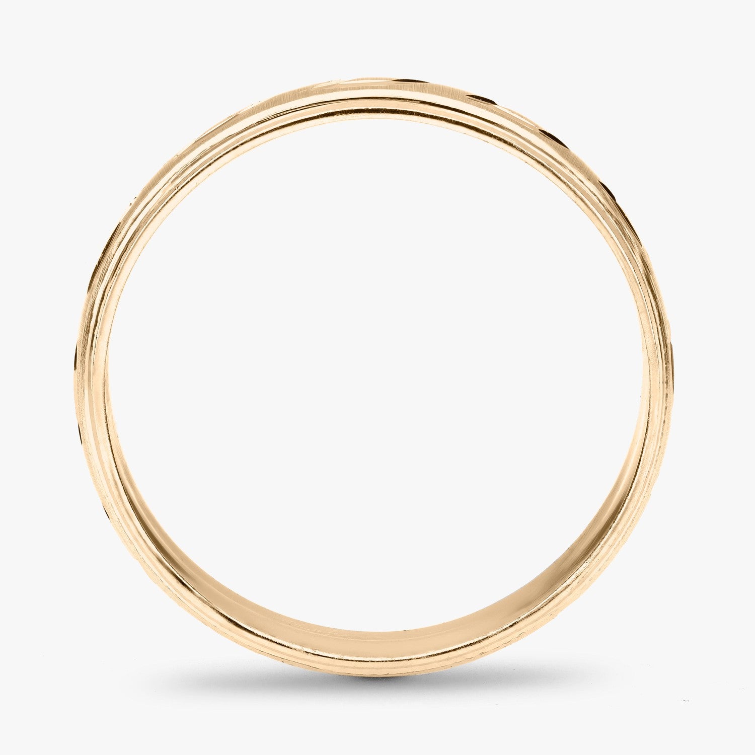Argolla Antílope Clásica 6mm en oro amarillo