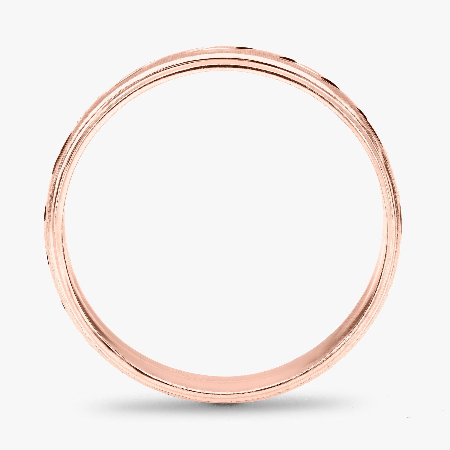 Argolla Antílope Clásica 6mm en oro rosado