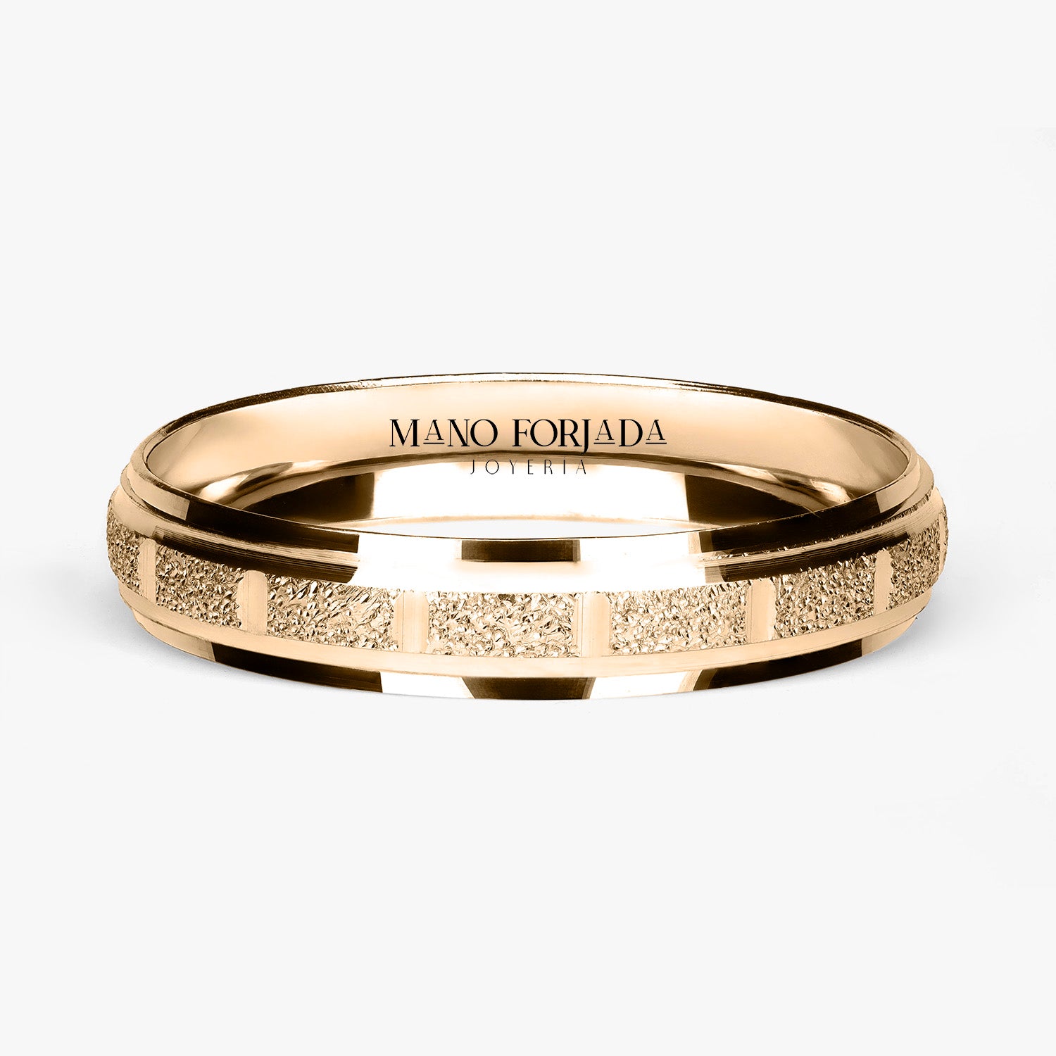 Argolla Tallo Clásica 4mm en oro amarillo