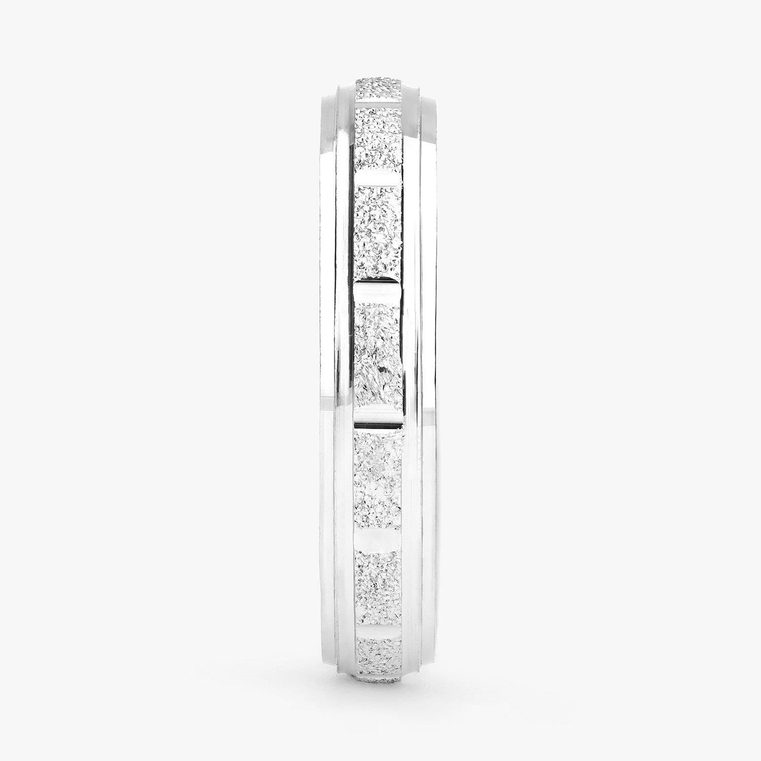 Argolla Tallo Clásica 4mm en oro blanco