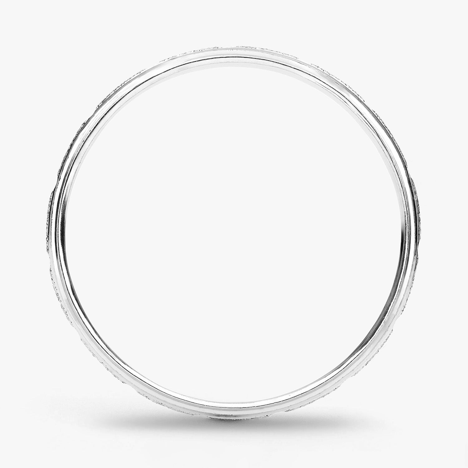 Argolla Tallo Clásica 4mm en oro blanco