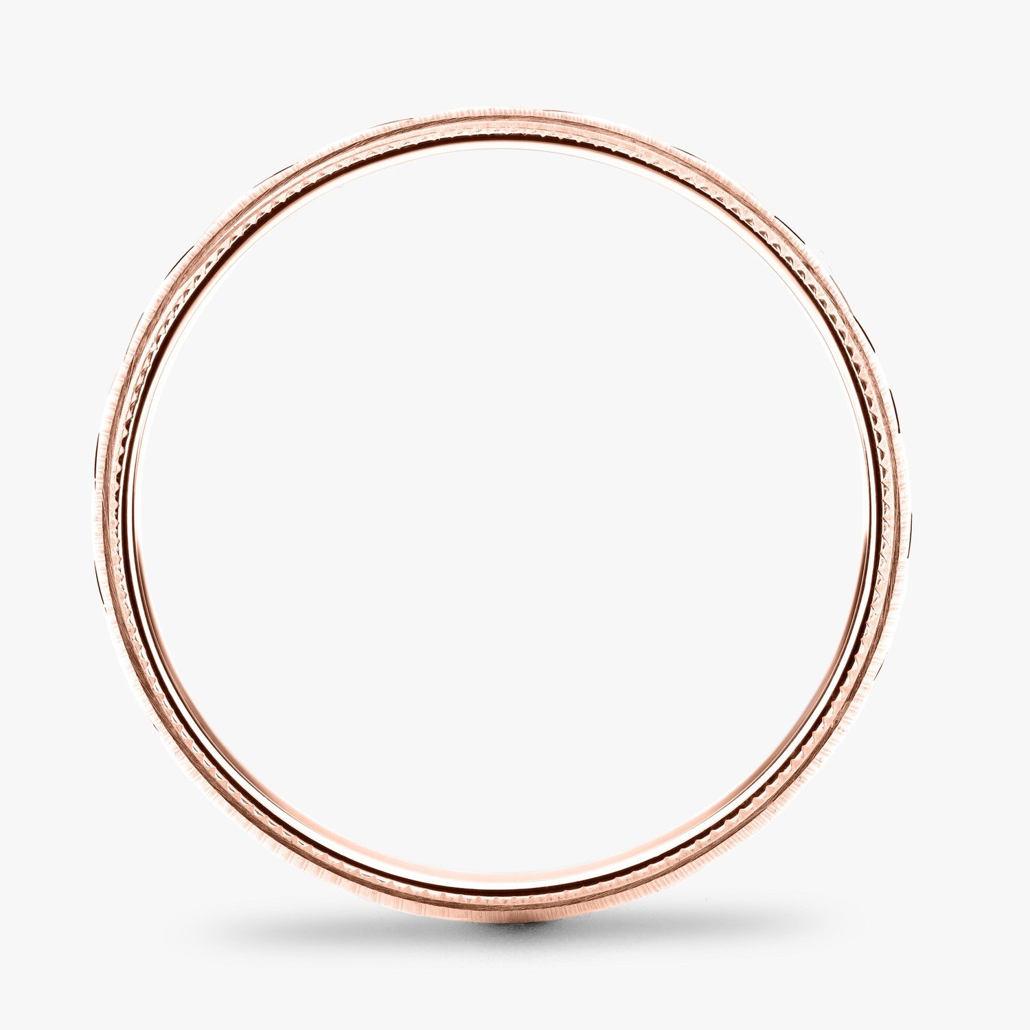 Argolla Liana Clásica 6mm en oro rosado