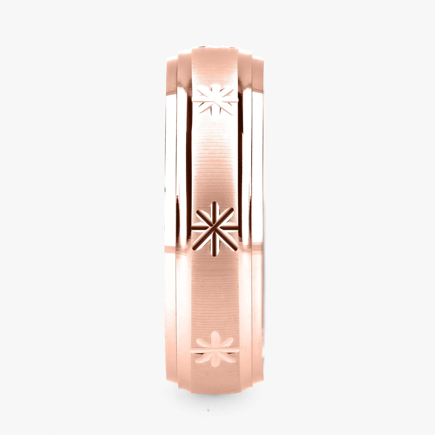 Argolla Oasis Clásica 6mm en oro rosado