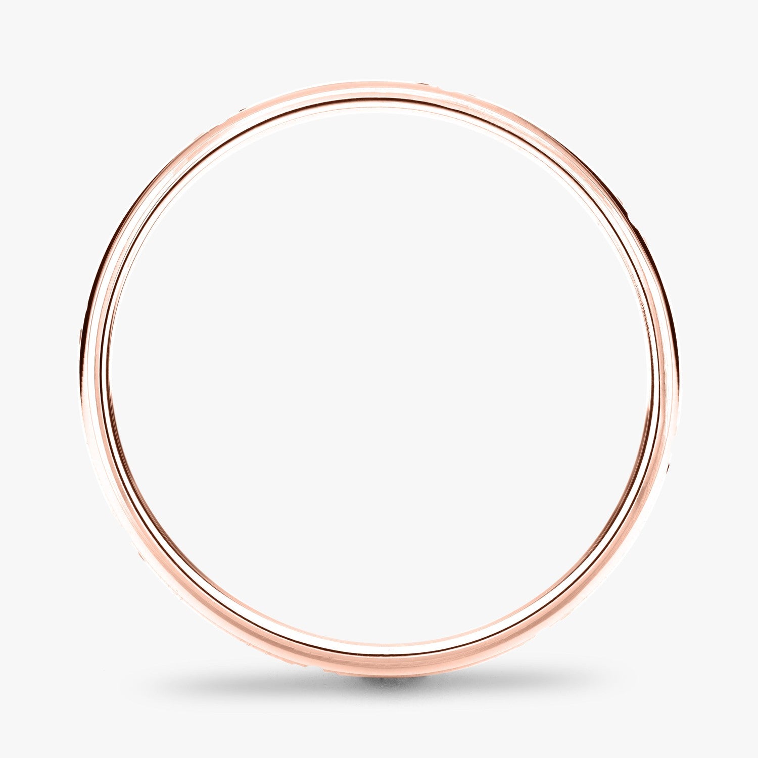 Argolla Oasis Clásica 6mm en oro rosado