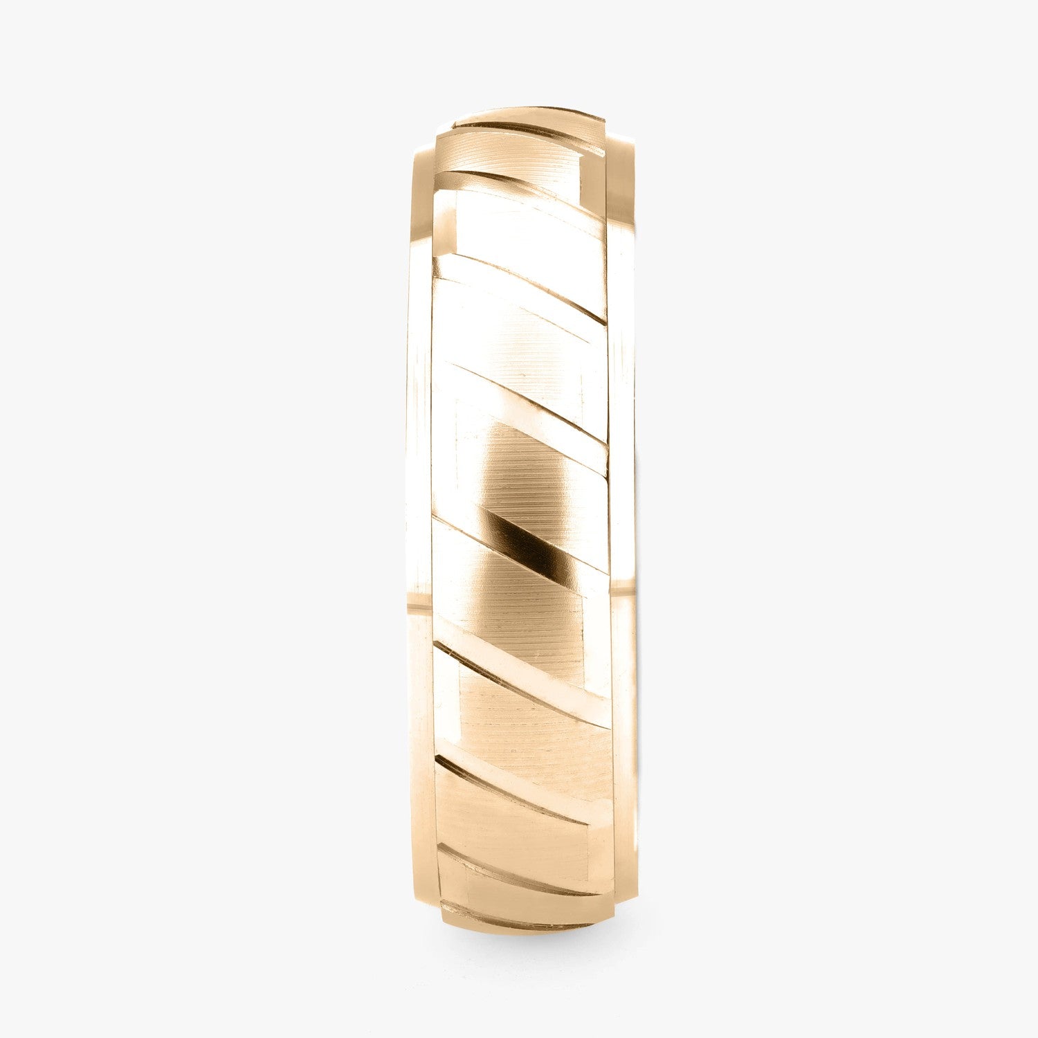 Argolla Caverna Clásica 6mm en oro amarillo