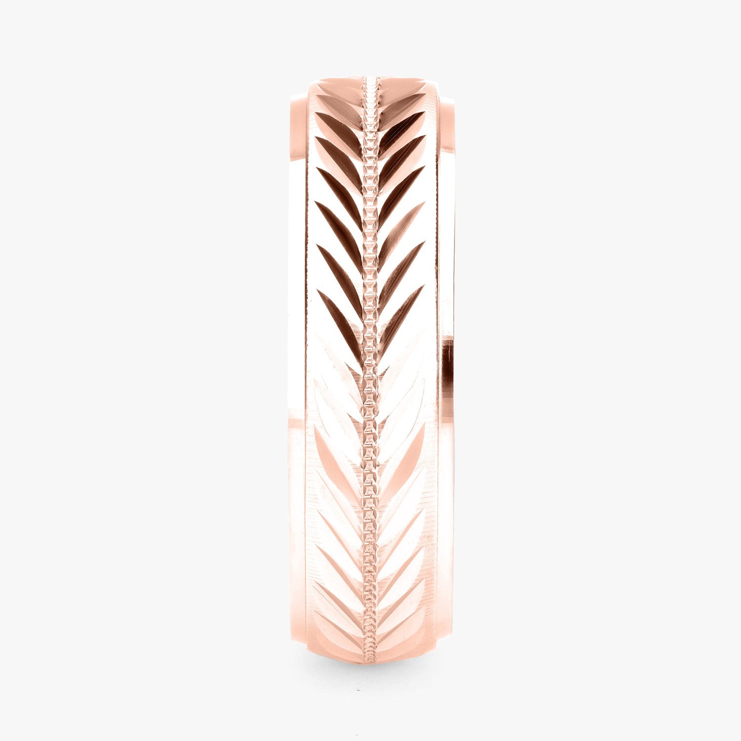 Argolla Caleta Clásica 6mm en oro rosado
