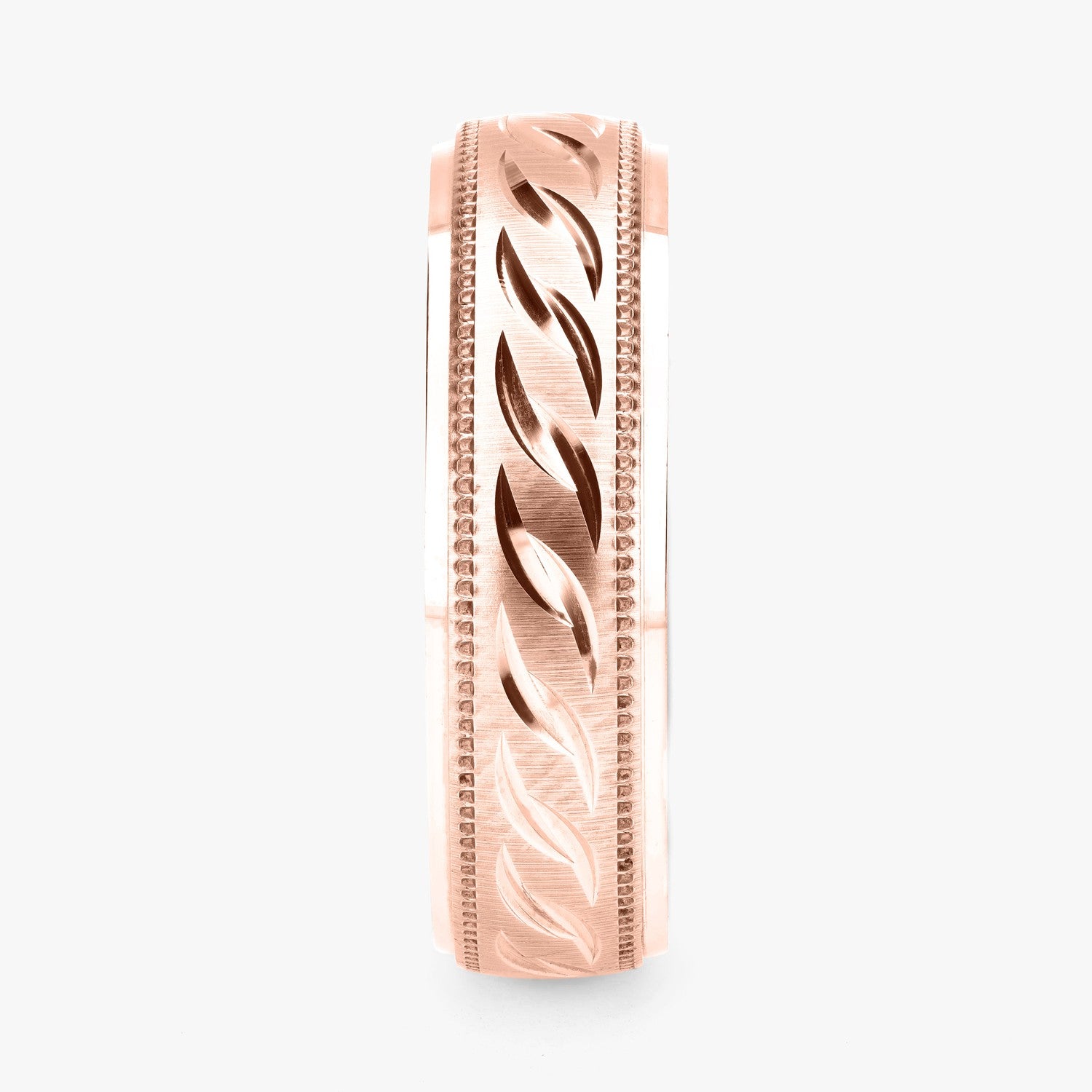 Argolla Ensenada Clásica 6mm en oro rosado