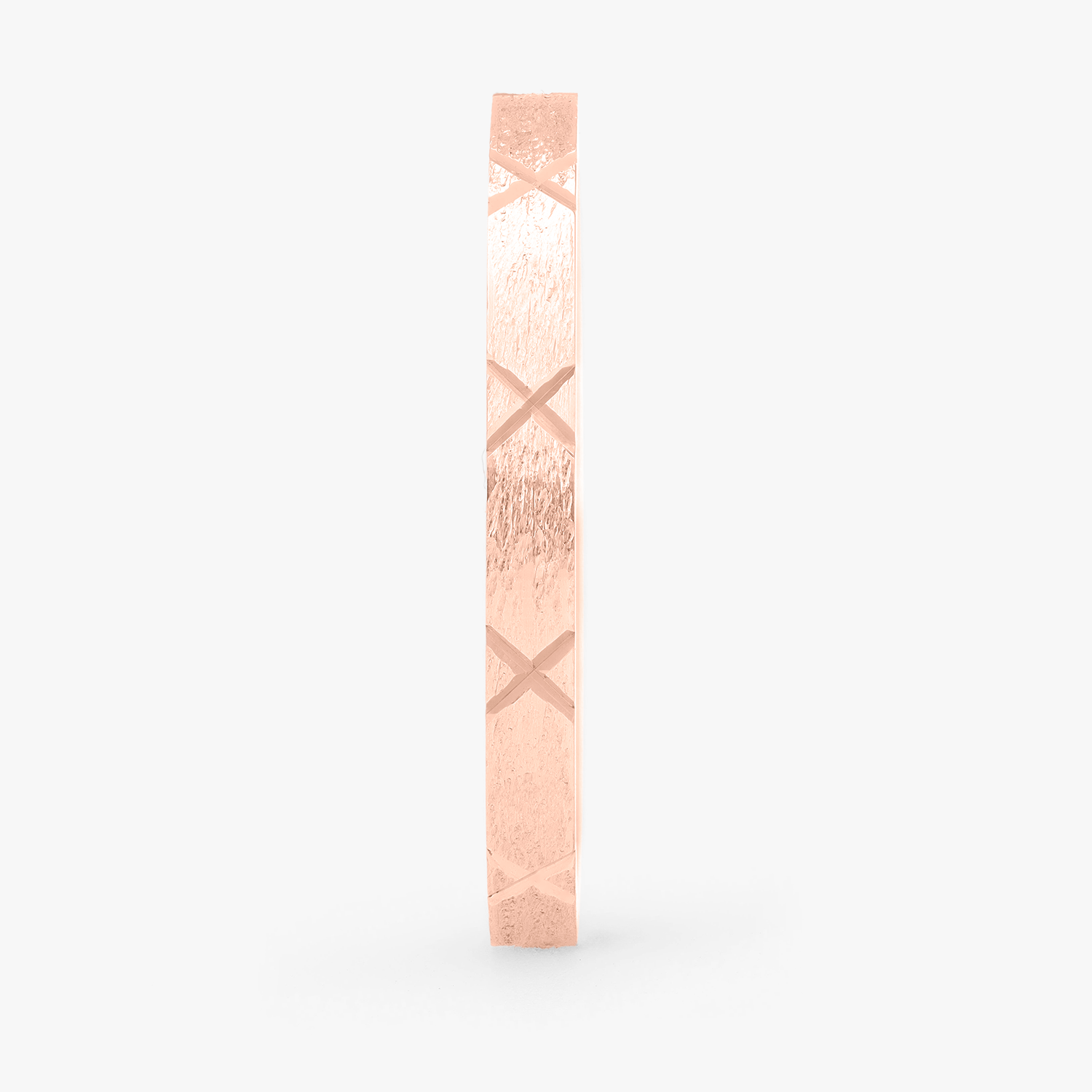 Argolla Aurora Confort Rellena 2mm Lisa en oro rosado