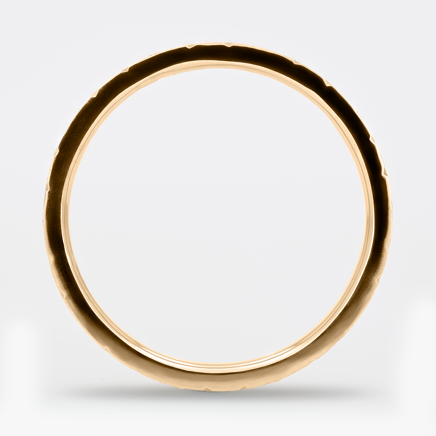 Argolla Aurora Confort Rellena 2mm Lisa en oro amarillo