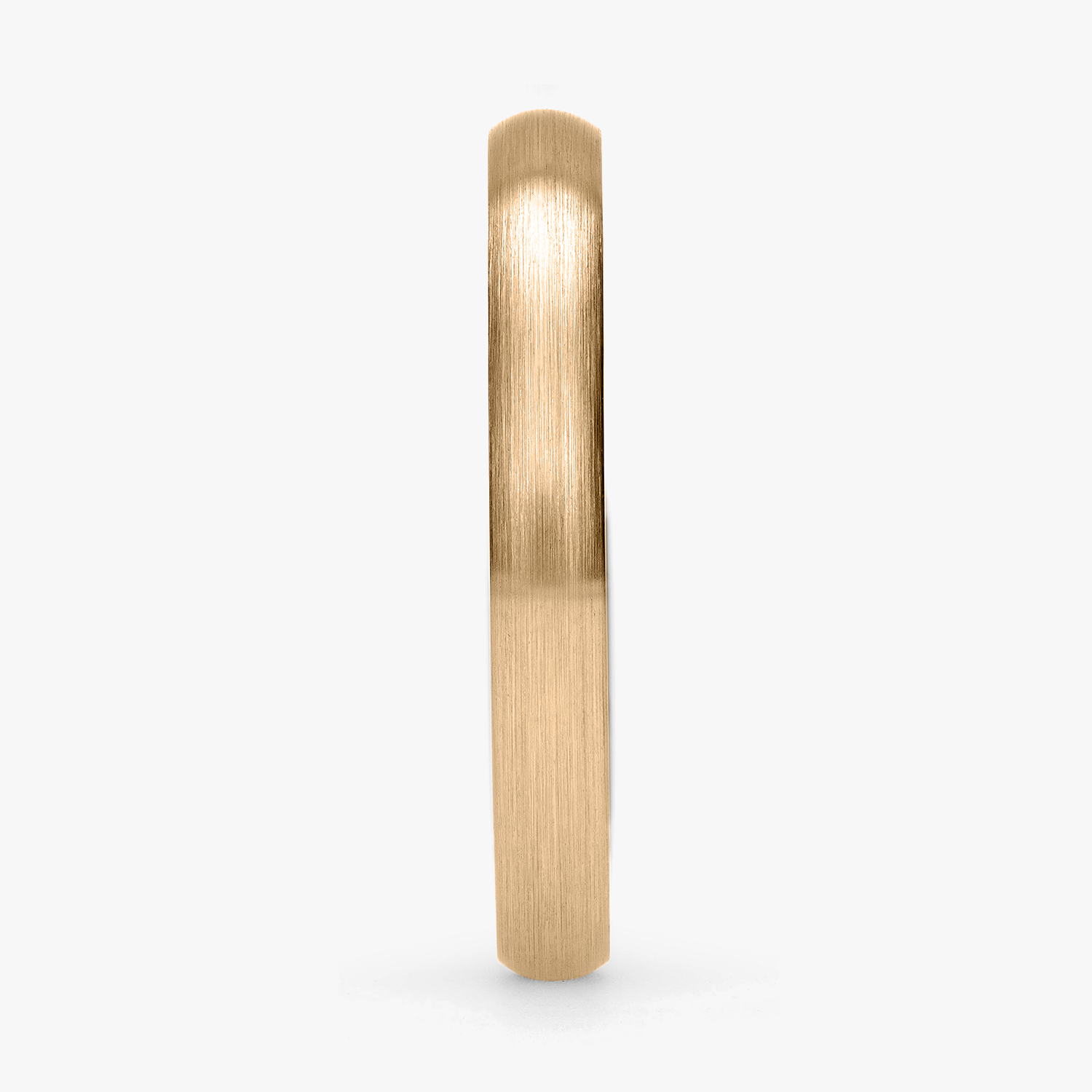 Argolla Hebra Confort Rellena 3mm Lisa en oro amarillo