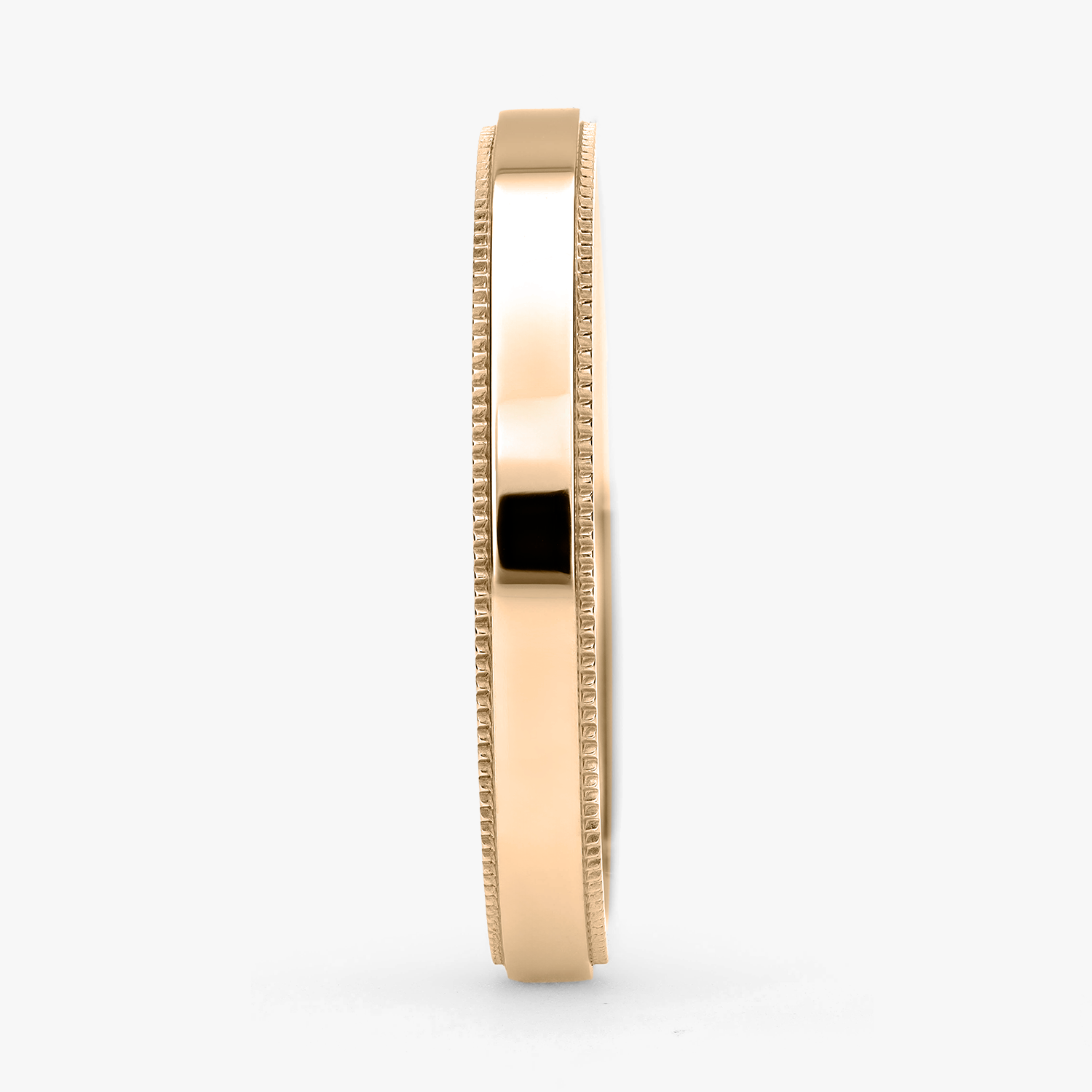 Argolla Loma Confort Rellena 3mm Lisa en oro amarillo