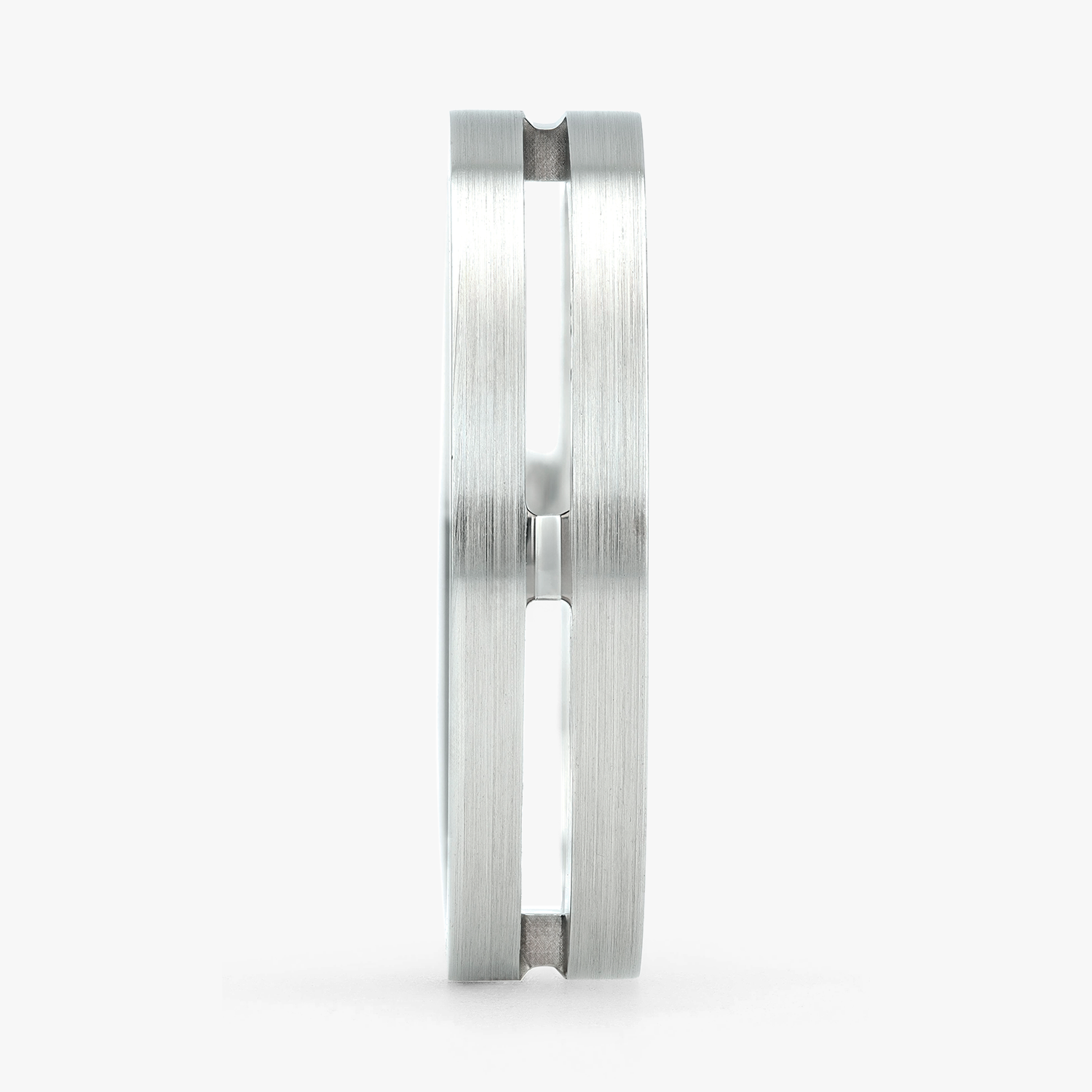 Argolla Páramo Confort Rellena 5mm Lisa en oro blanco