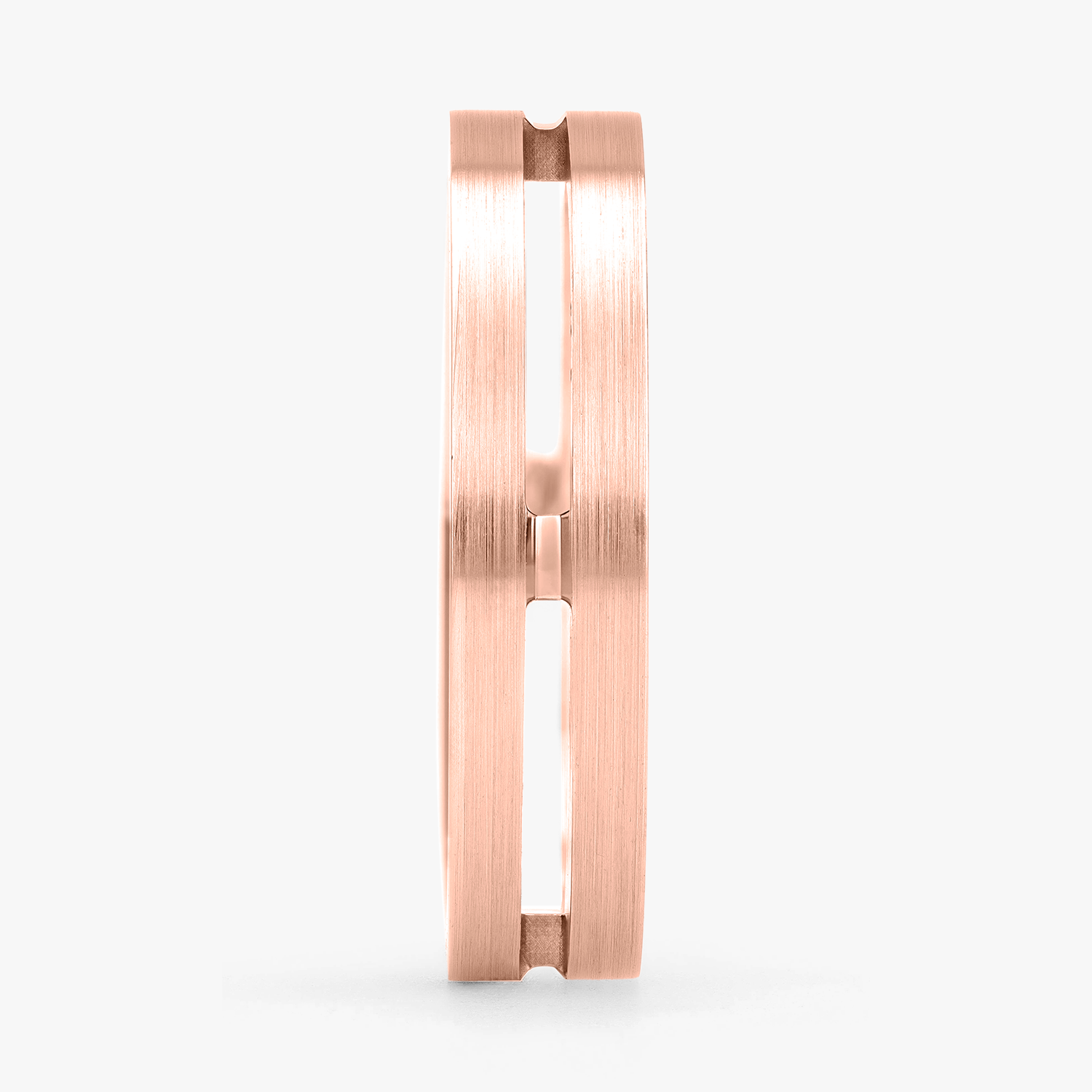 Argolla Páramo Confort Rellena 5mm Lisa en oro rosado