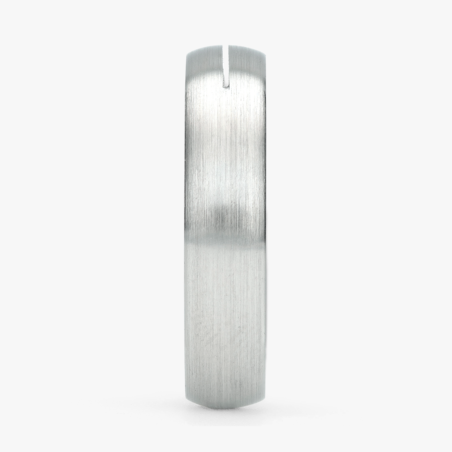 Argolla Costa Confort Rellena 5mm Lisa en oro blanco