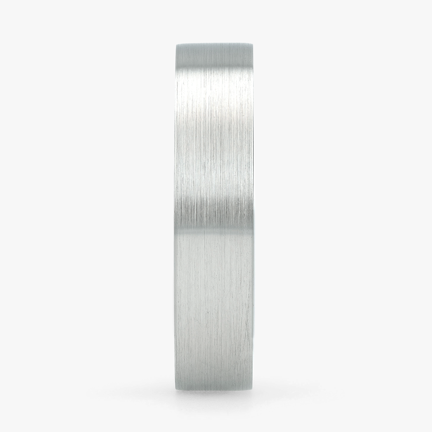 Argolla Arrecife Confort Rellena 5mm Lisa en oro blanco