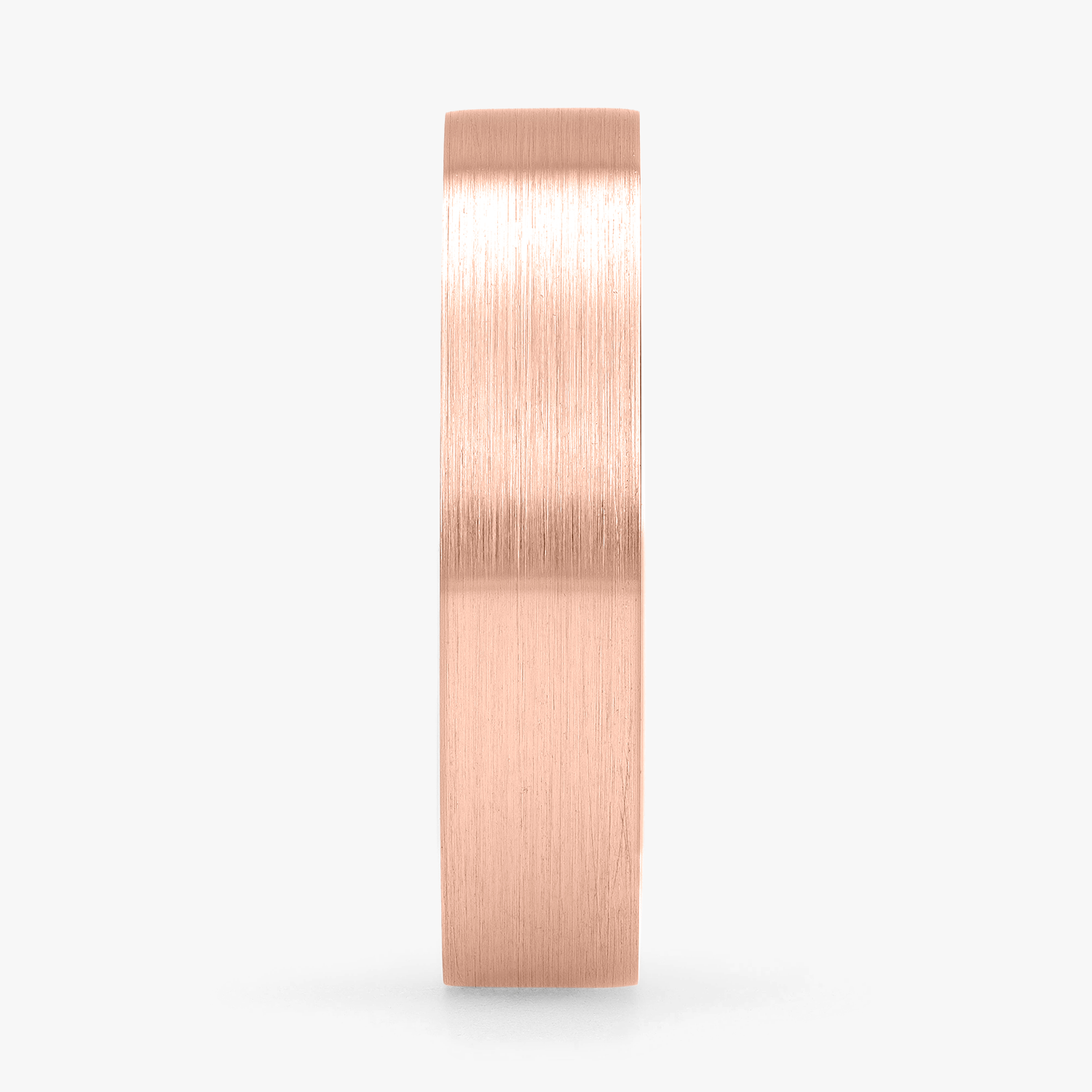Argolla Arrecife Confort Rellena 5mm Lisa en oro rosado
