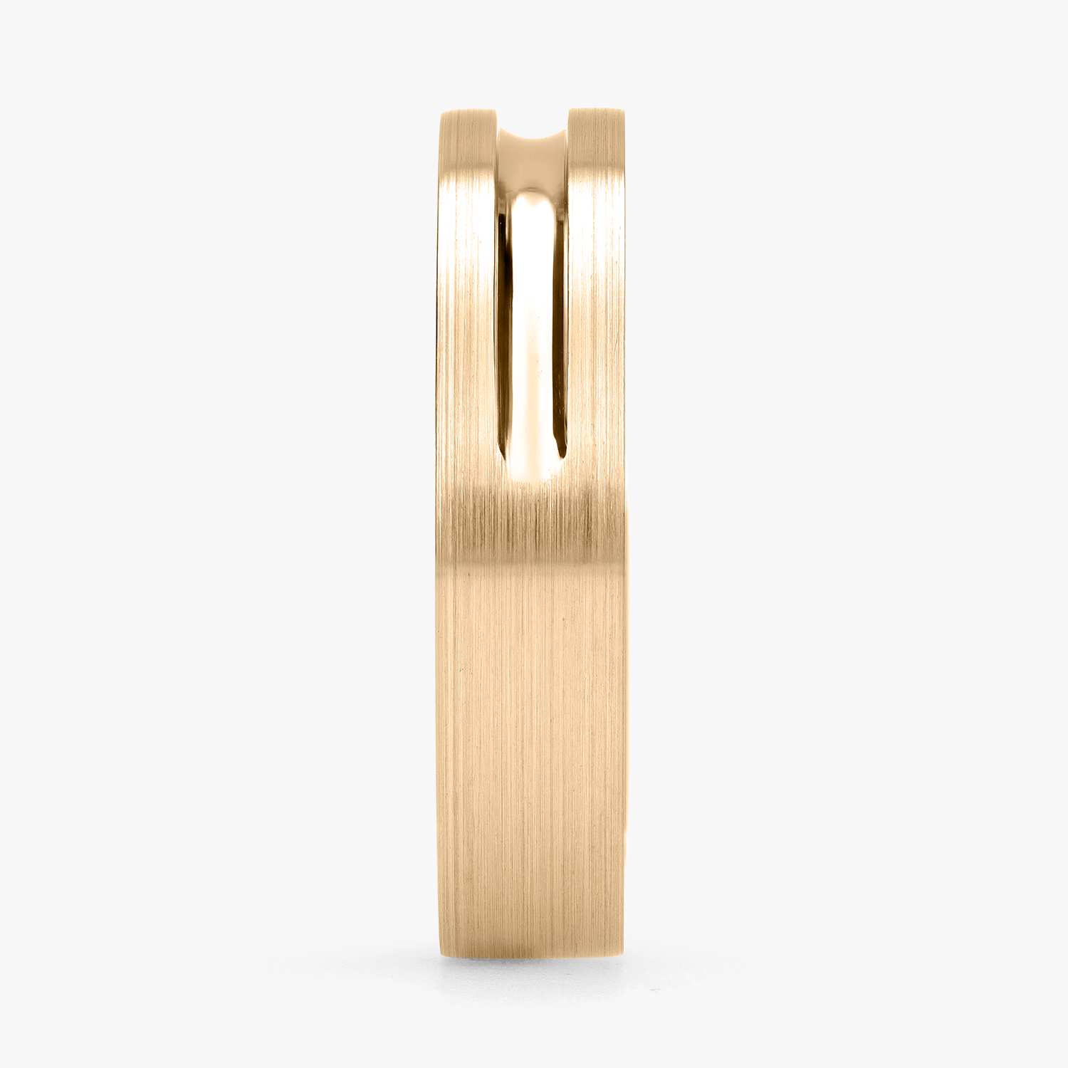 Argolla Sierra Confort Rellena 5mm Lisa en oro amarillo