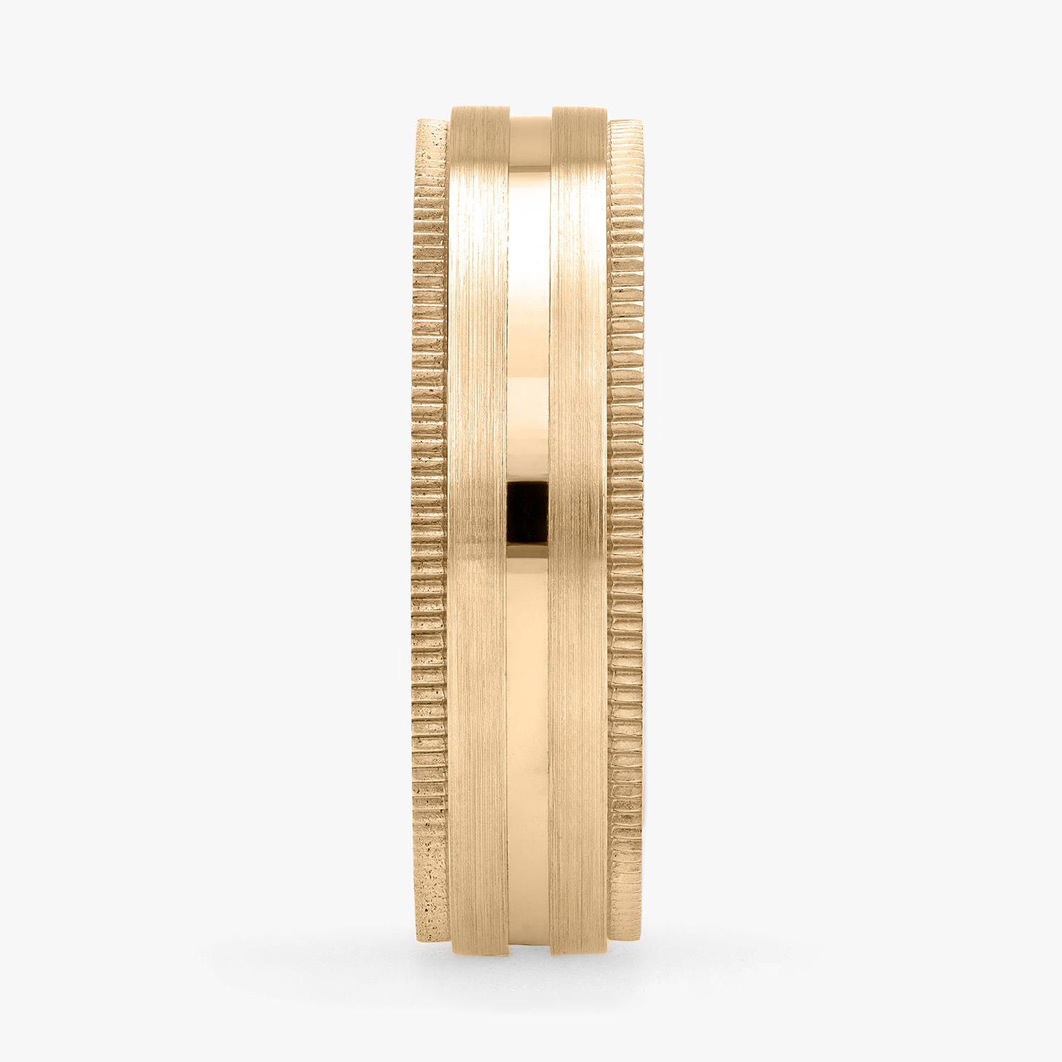 Argolla Veta Confort Rellena 6mm Lisa en oro amarillo