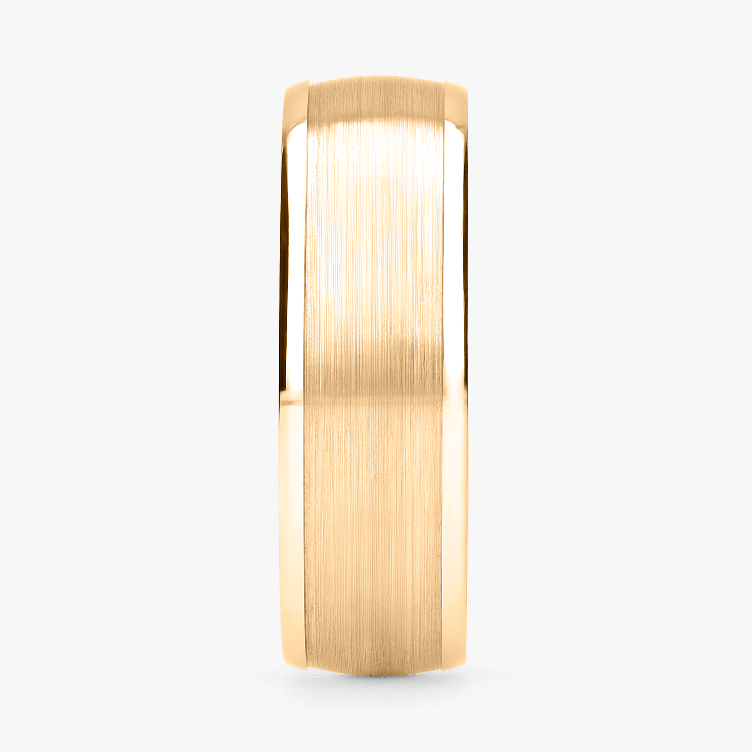 Argolla Cincel Confort Rellena 7mm Lisa en oro amarillo